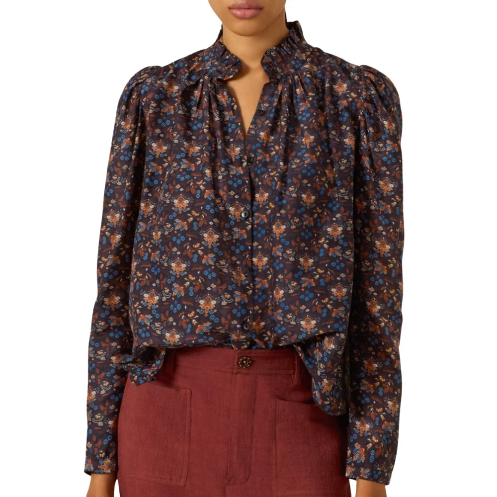 Alix of Bohemia Artemis Indigo Kilim Shirt