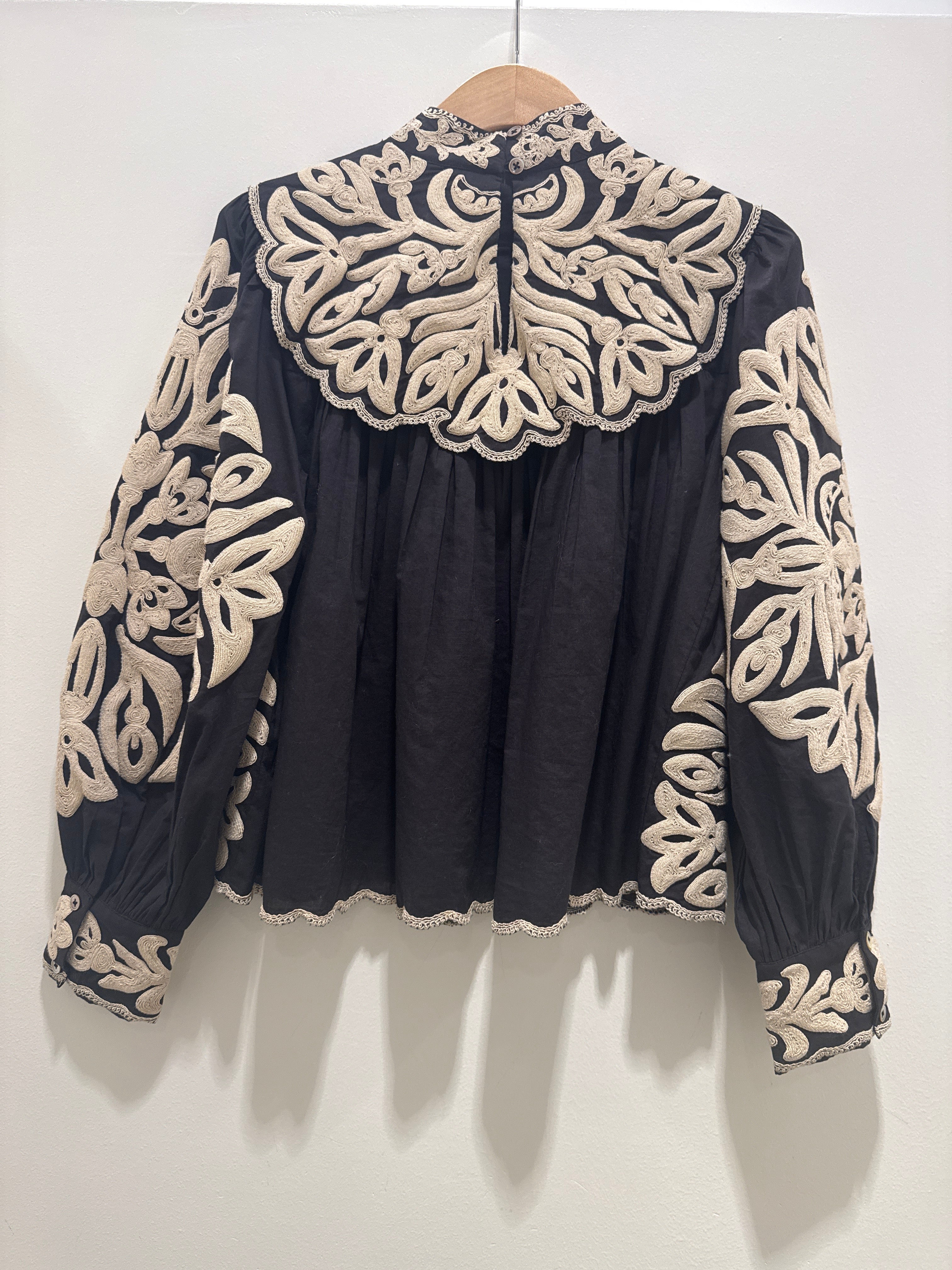 Sea Alexandra Embroidery Long Sleeve Blouse