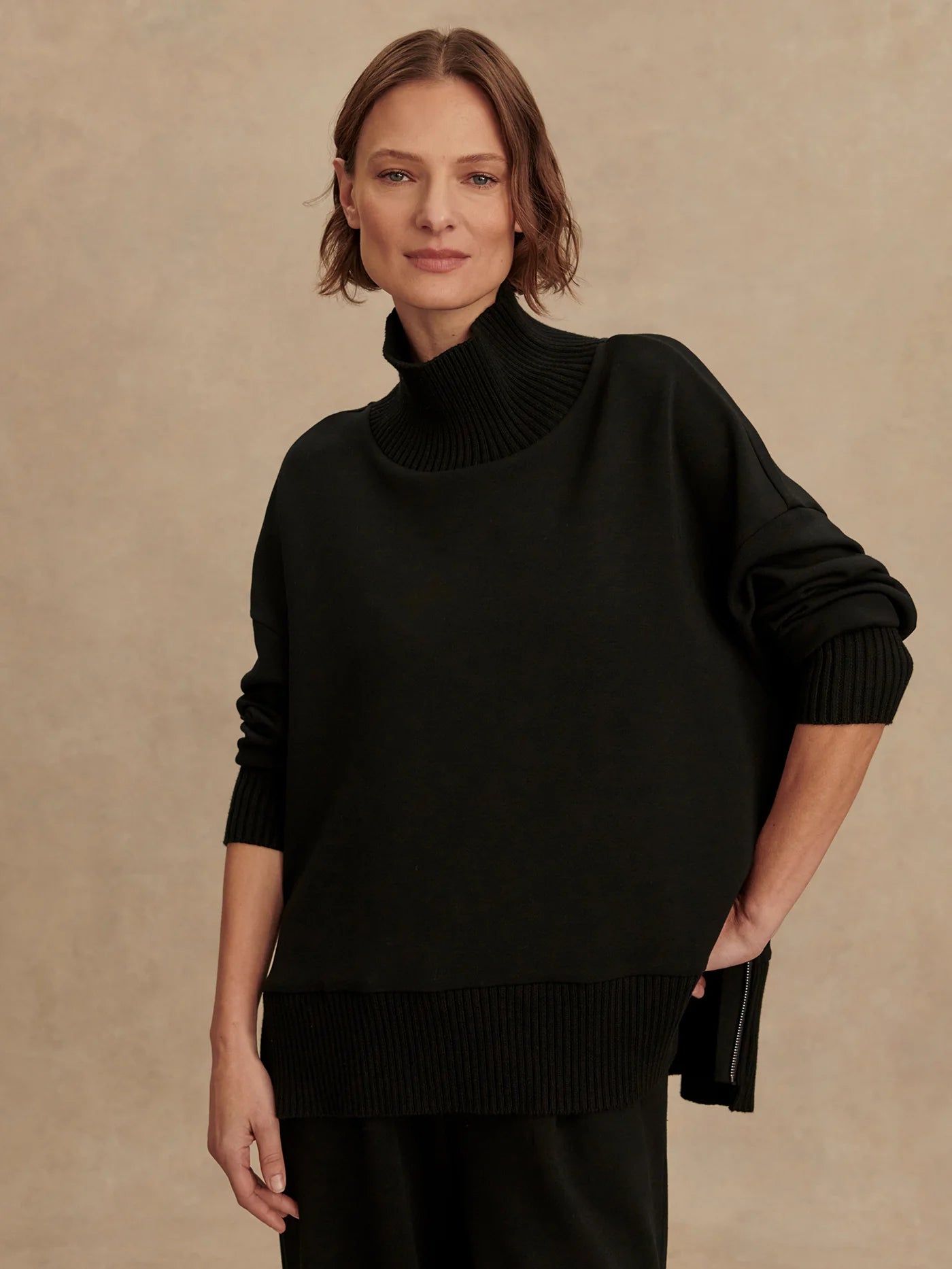 Varley Barker High Neck Sweatshirt