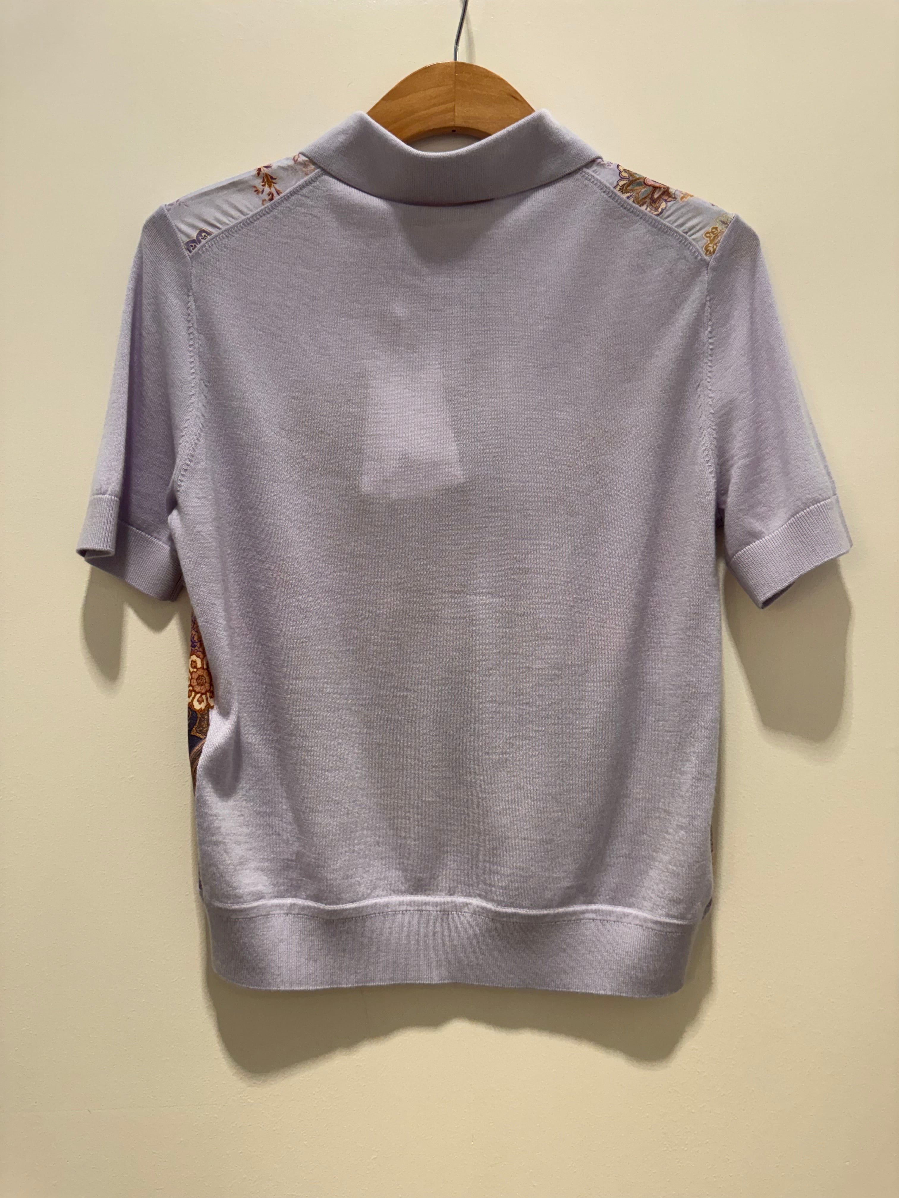 Zimmermann Luna Printed Silk Polo