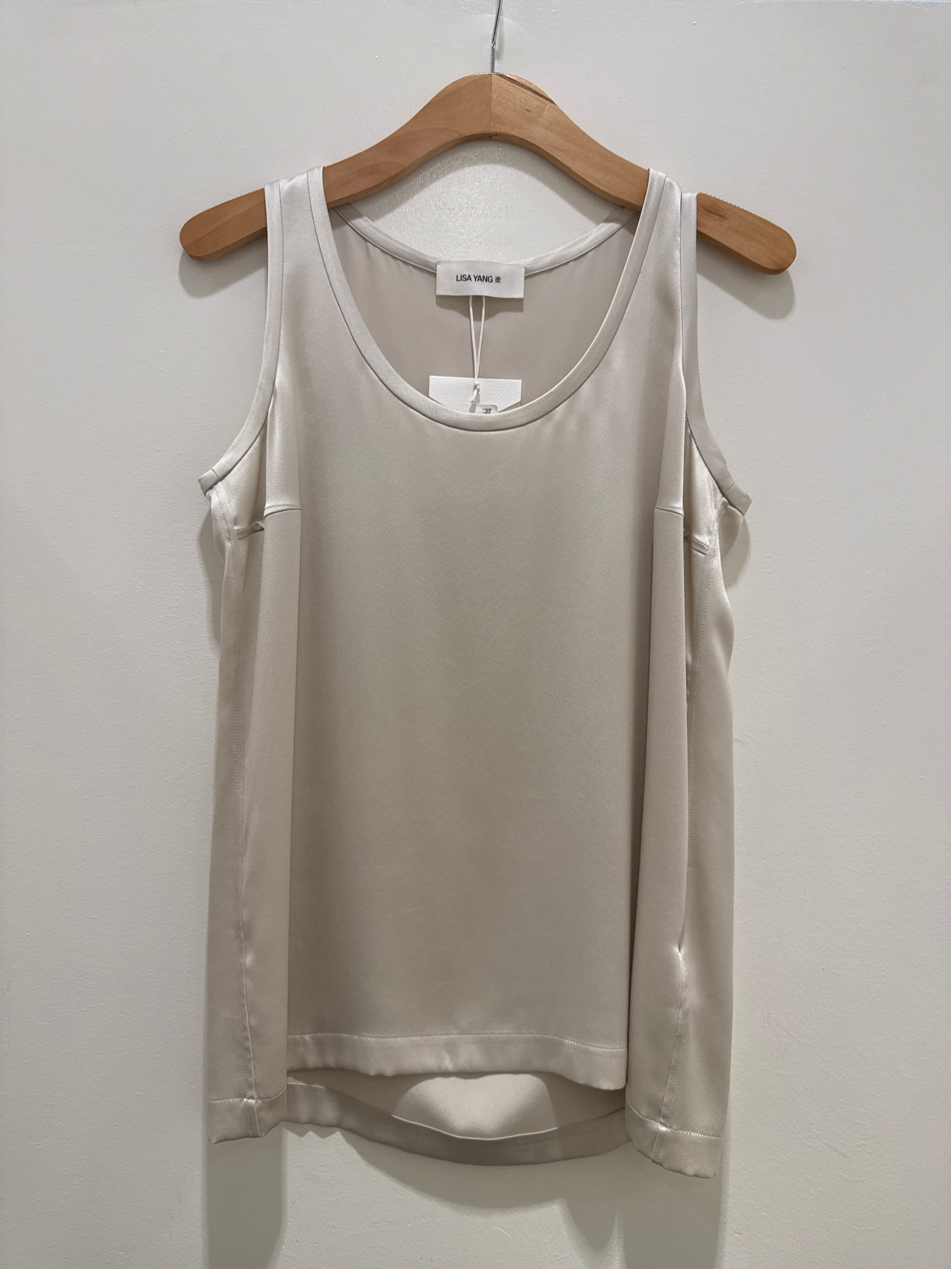 Lisa Yang Scoop Neck Sleeveless Top