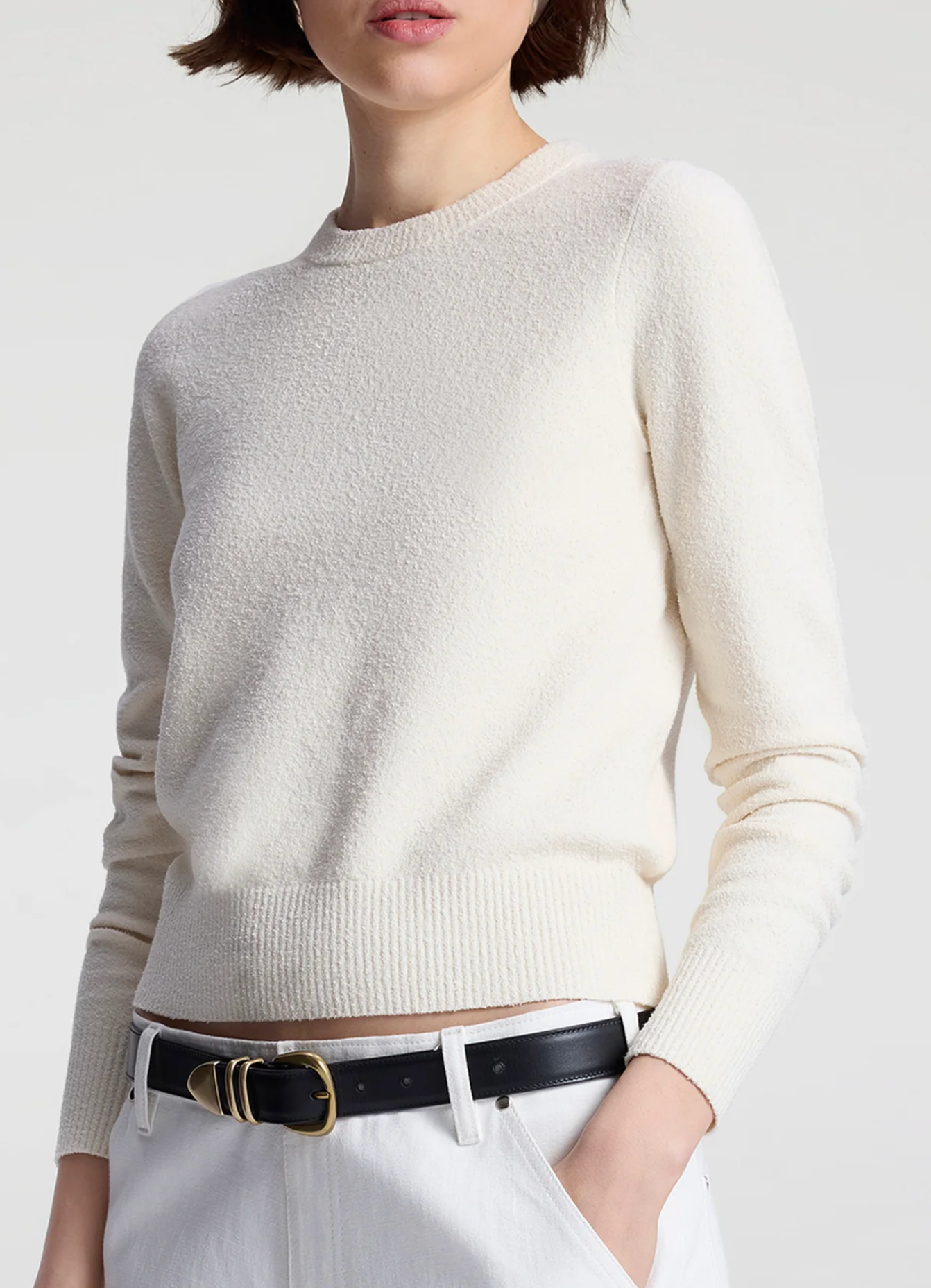 ALC Bradley Cotton Boucle Sweater
