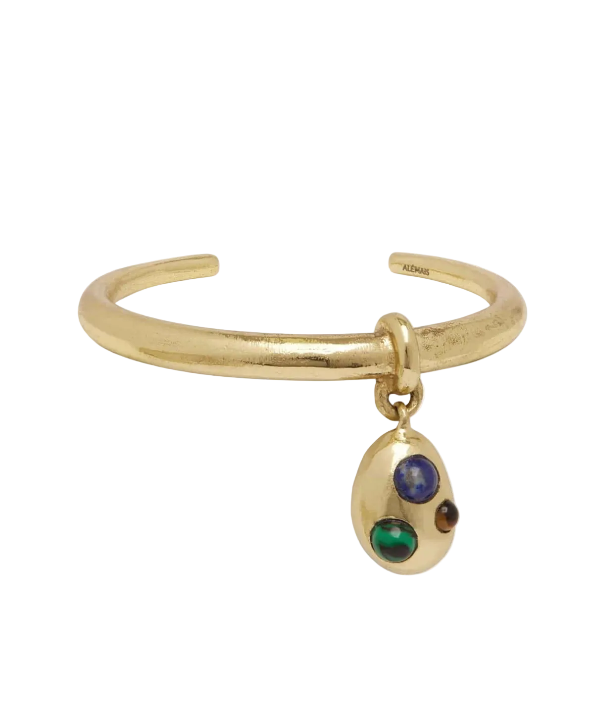 Alemais Jem Rainbow Stone Egg Drop Bangle