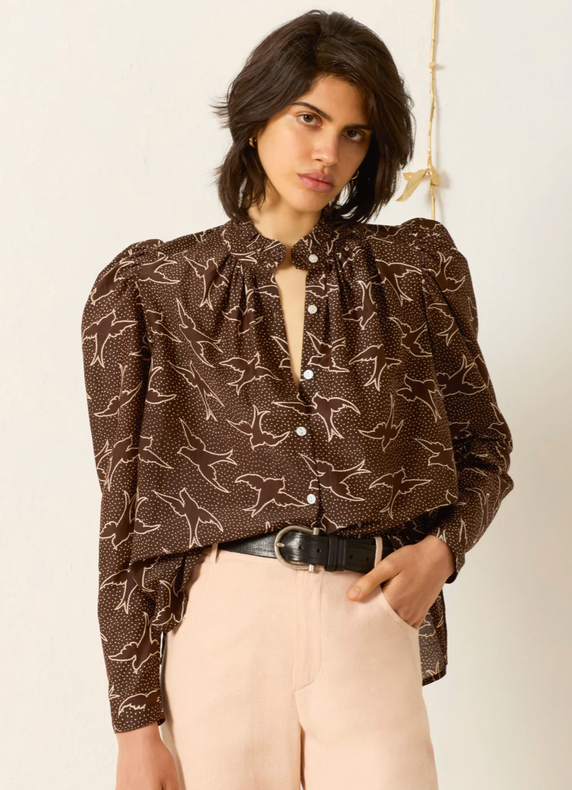 Alix of Bohemia Artemis Clove Swallow Shirt