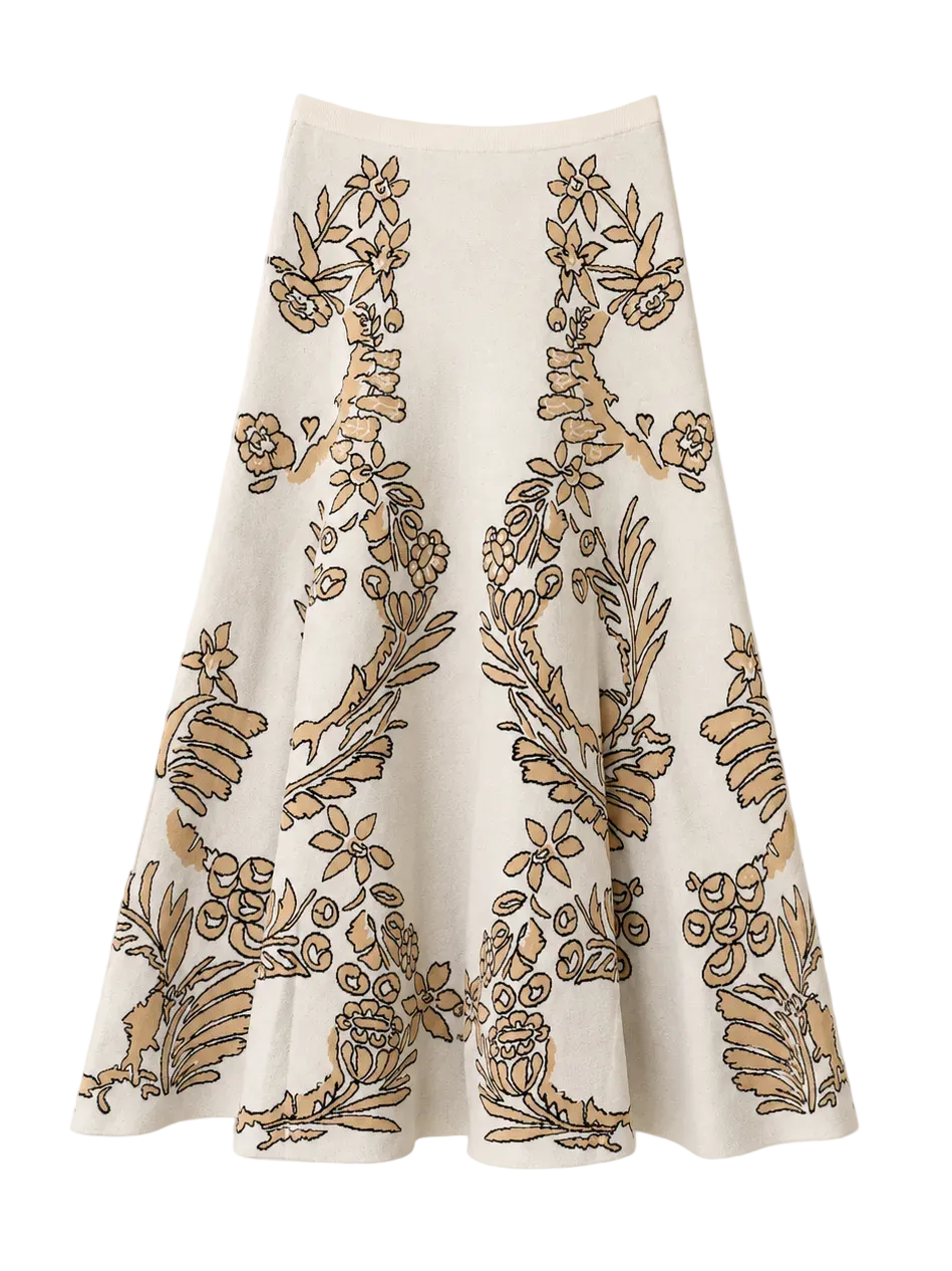 Ulla Johnson Athena Jacquard Skirt