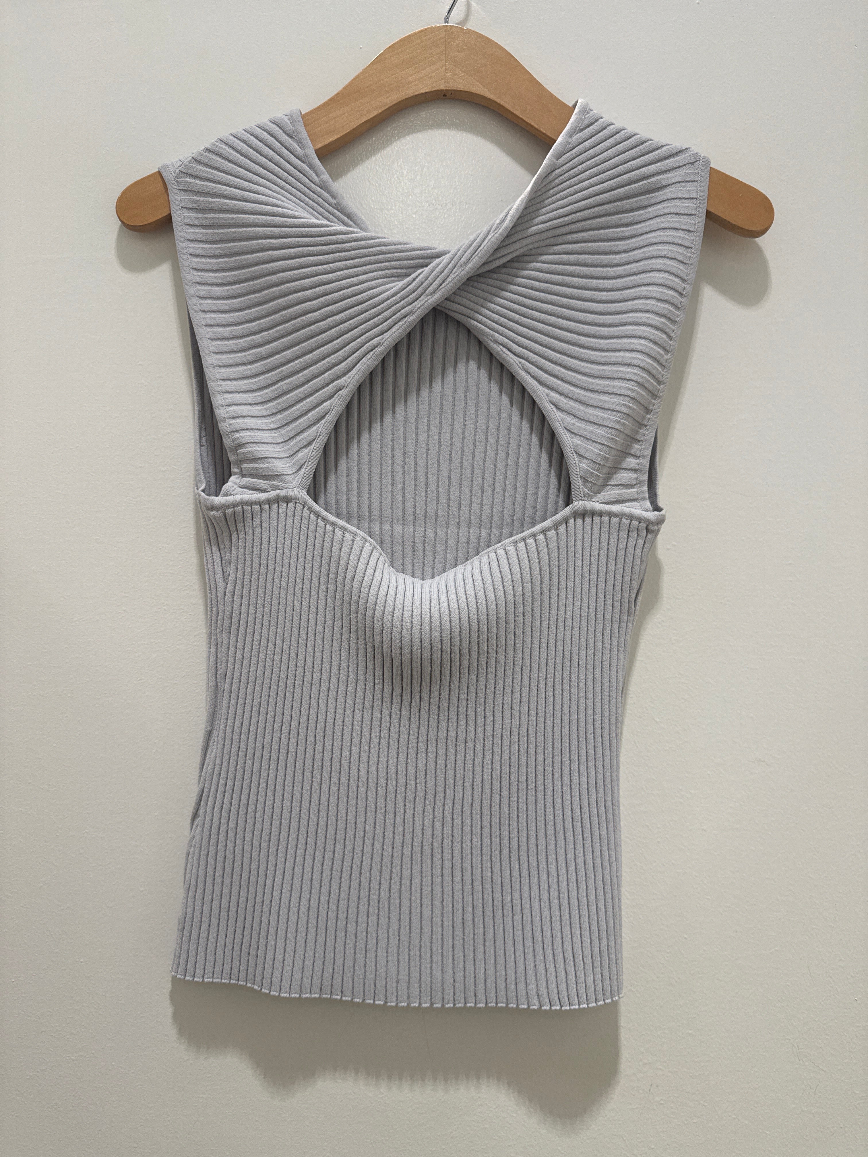 Autumn Cashmere Twisted Back Tank