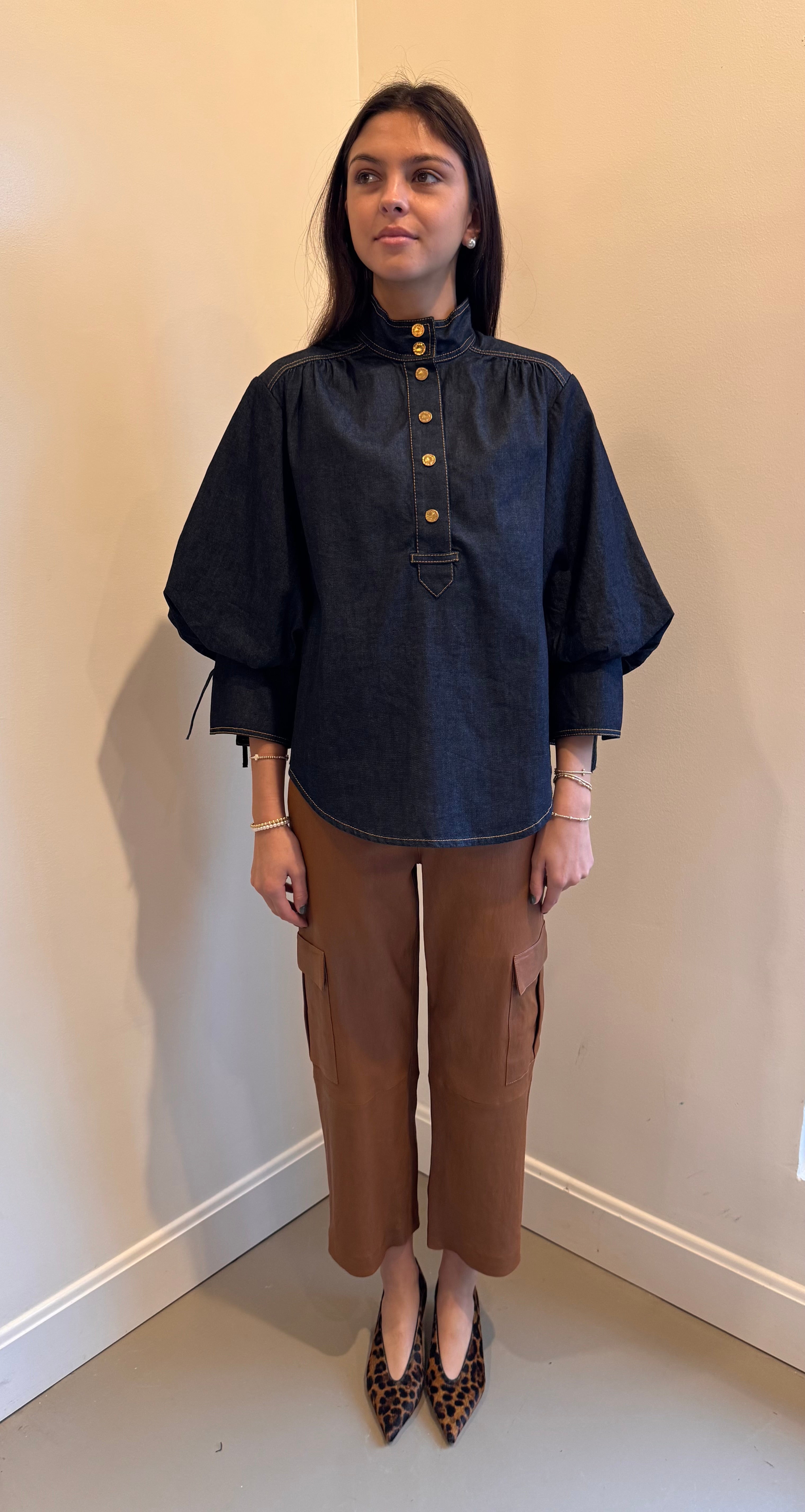 Zimmermann Denim Billow Shirt