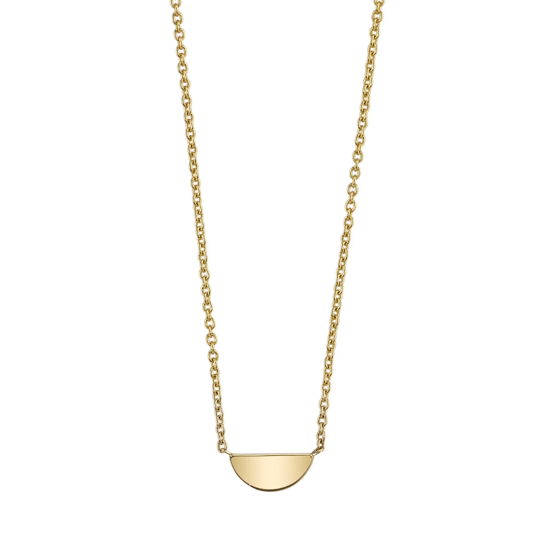 Carrie Hoffman 16" Half Moon Necklace