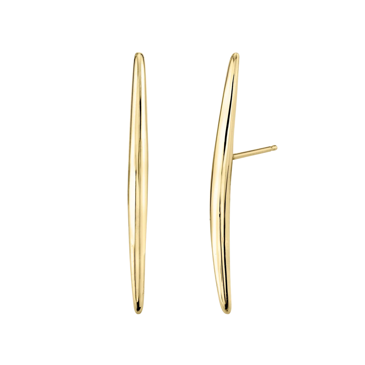 Carrie Hoffman Gold Bow Studs