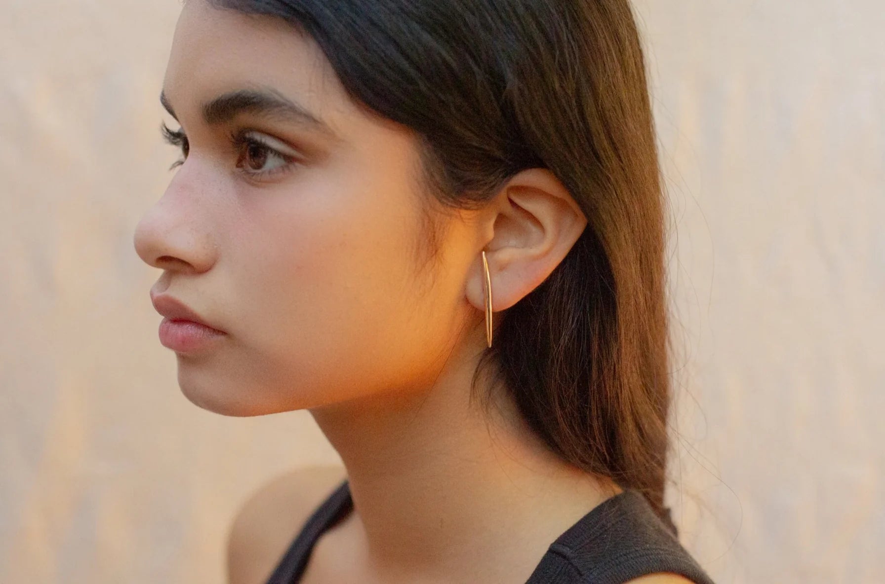 Carrie Hoffman Gold Bow Studs