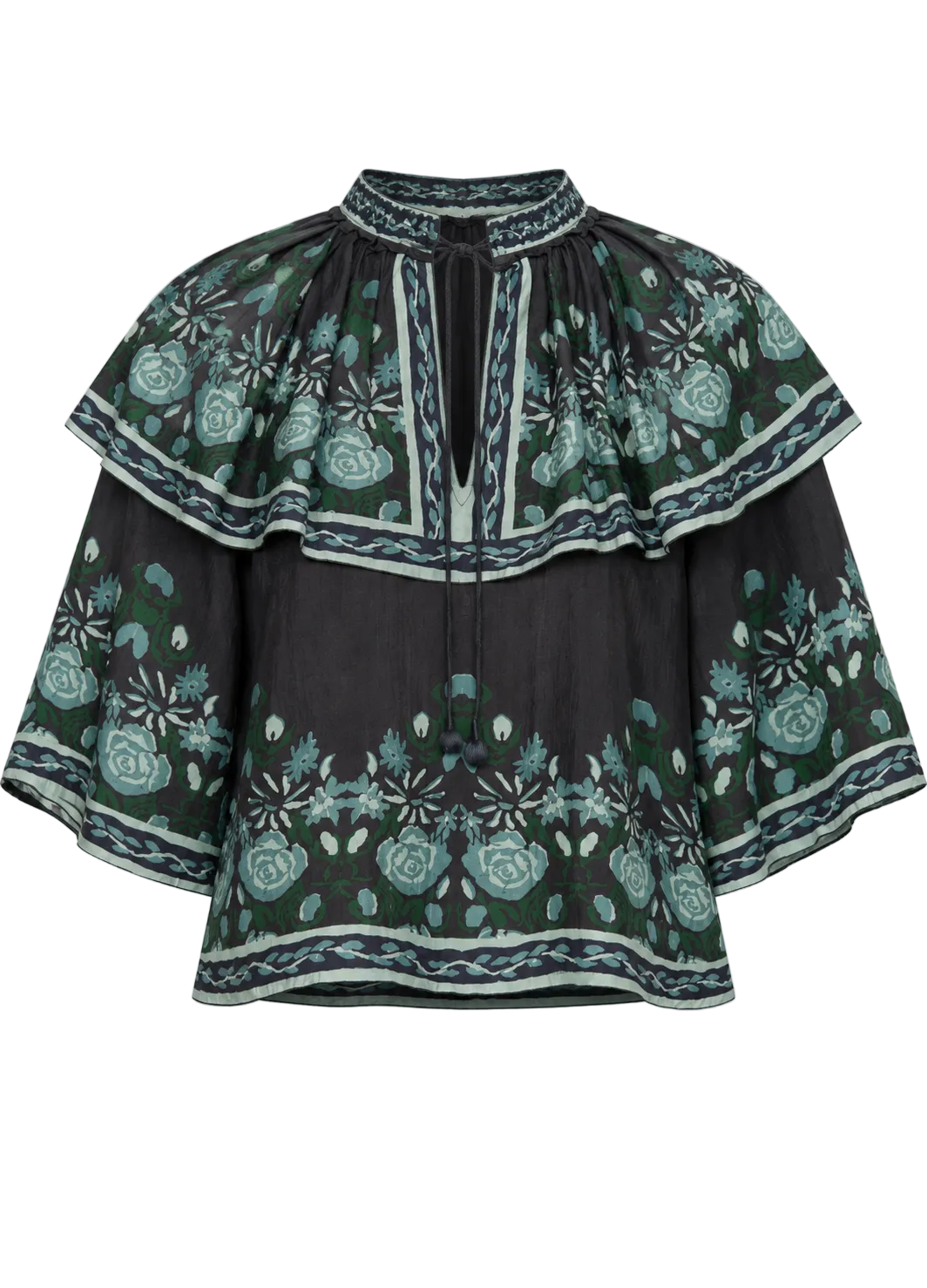 Sea Tulla Print S/SLV Top