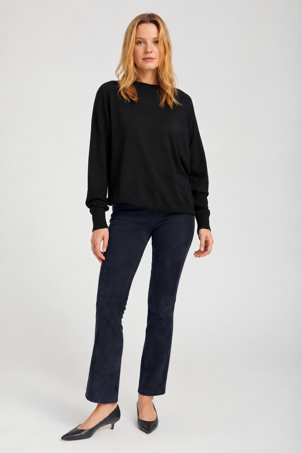 SPRWMN Suede Ankle Flare