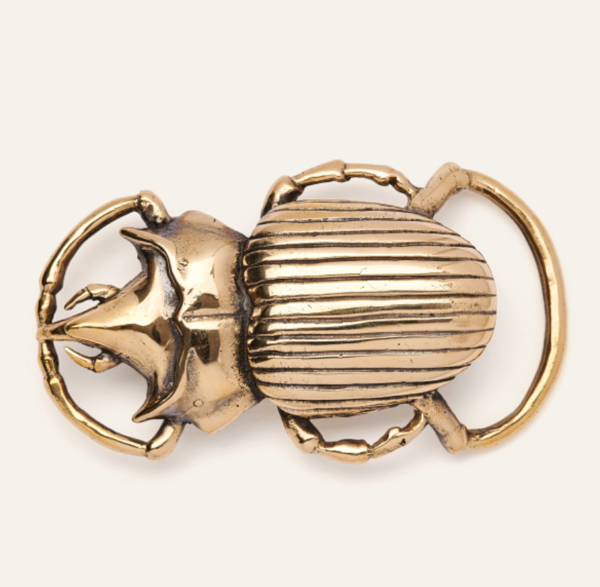 Claris Virot Beetle Buckle Brass