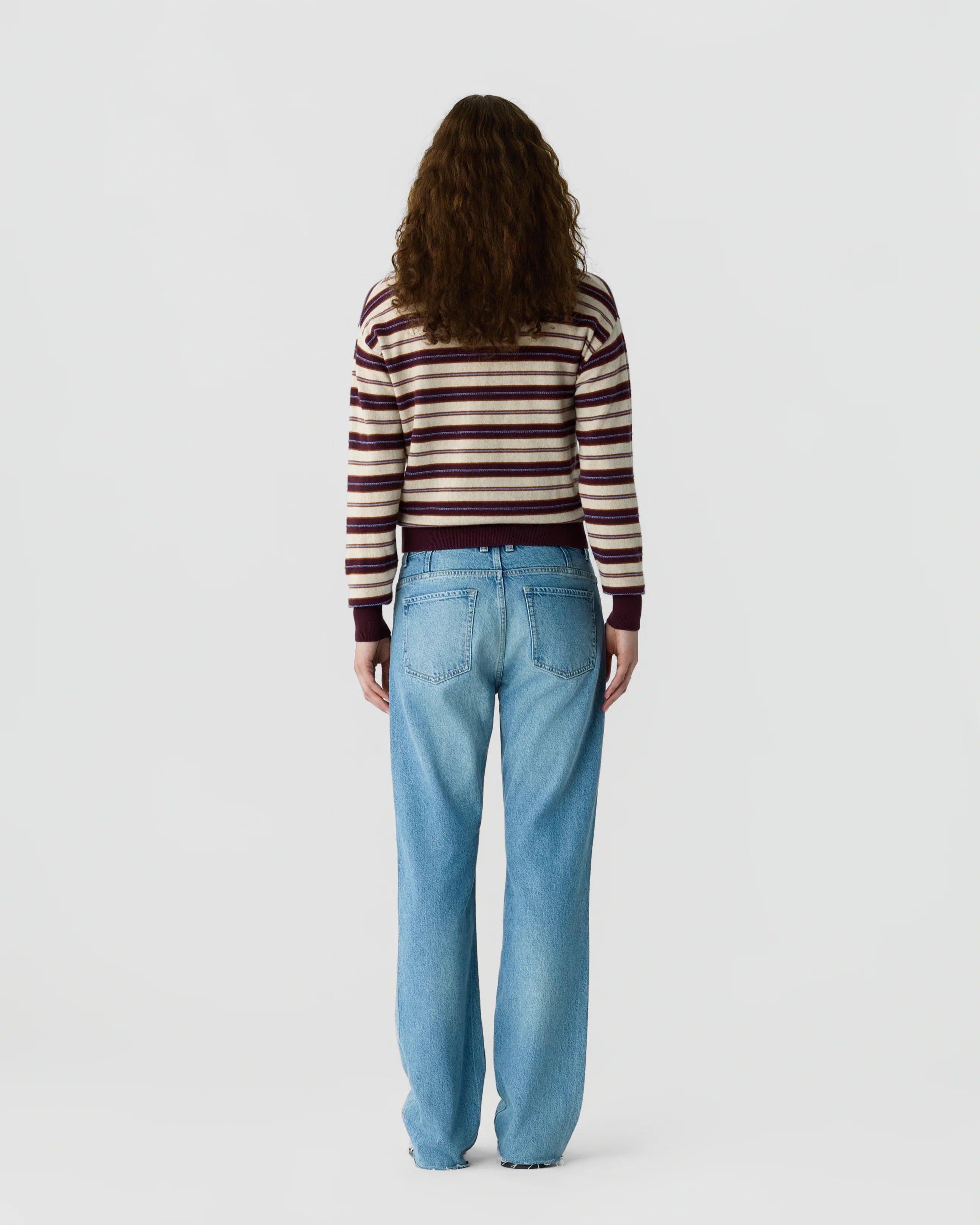 Guest In Residence Collegiate Stripe Polo