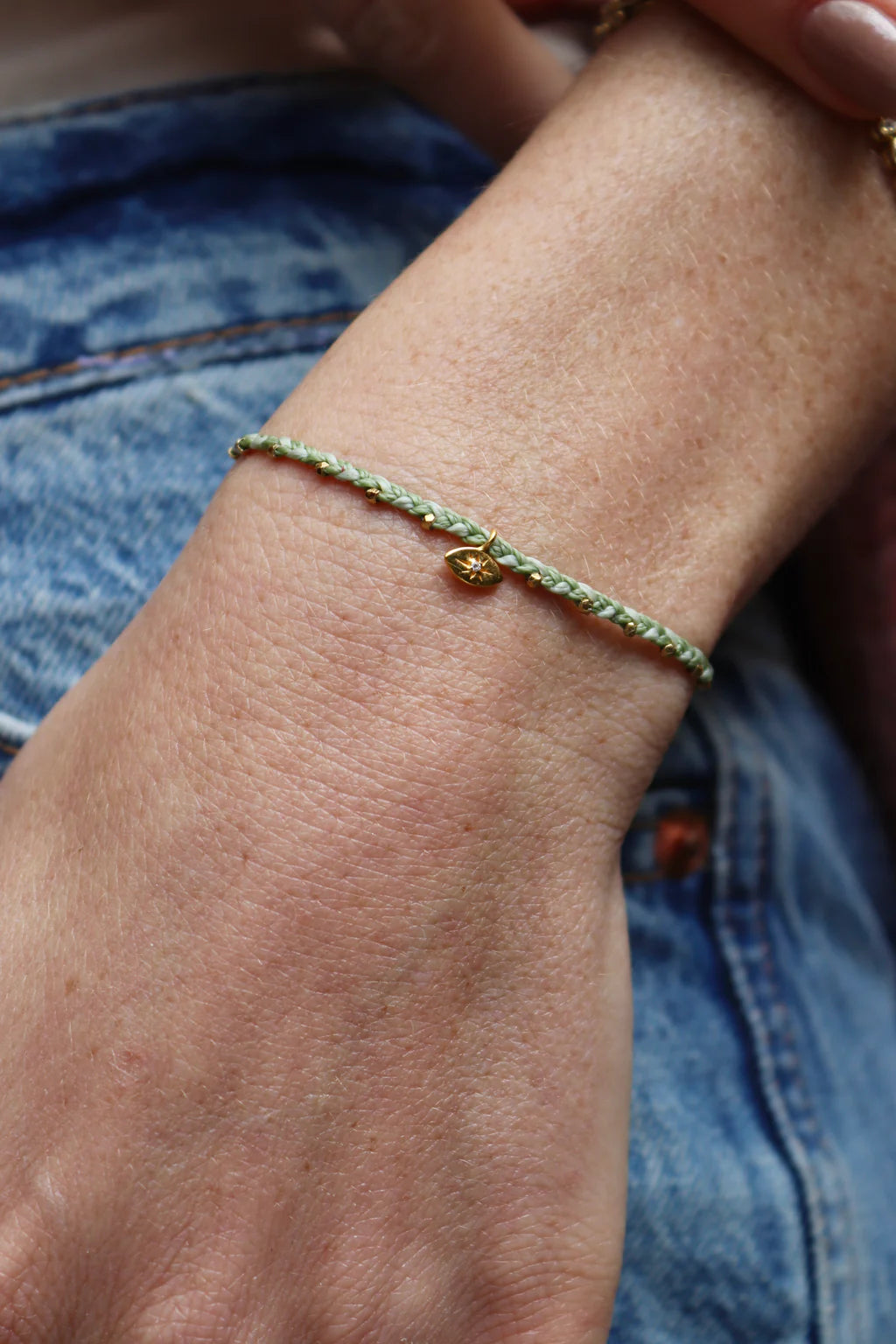 Scosha Diamond Eye Charm Bracelet