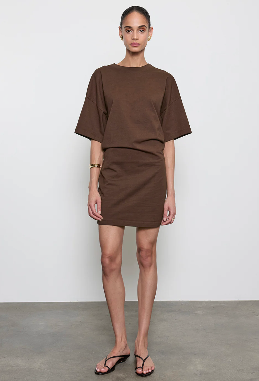 Enza Costa S/S Supima Curve Mini Dress