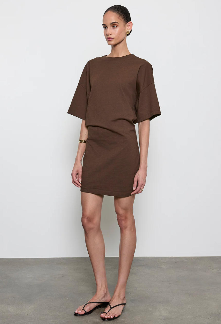 Enza Costa S/S Supima Curve Mini Dress