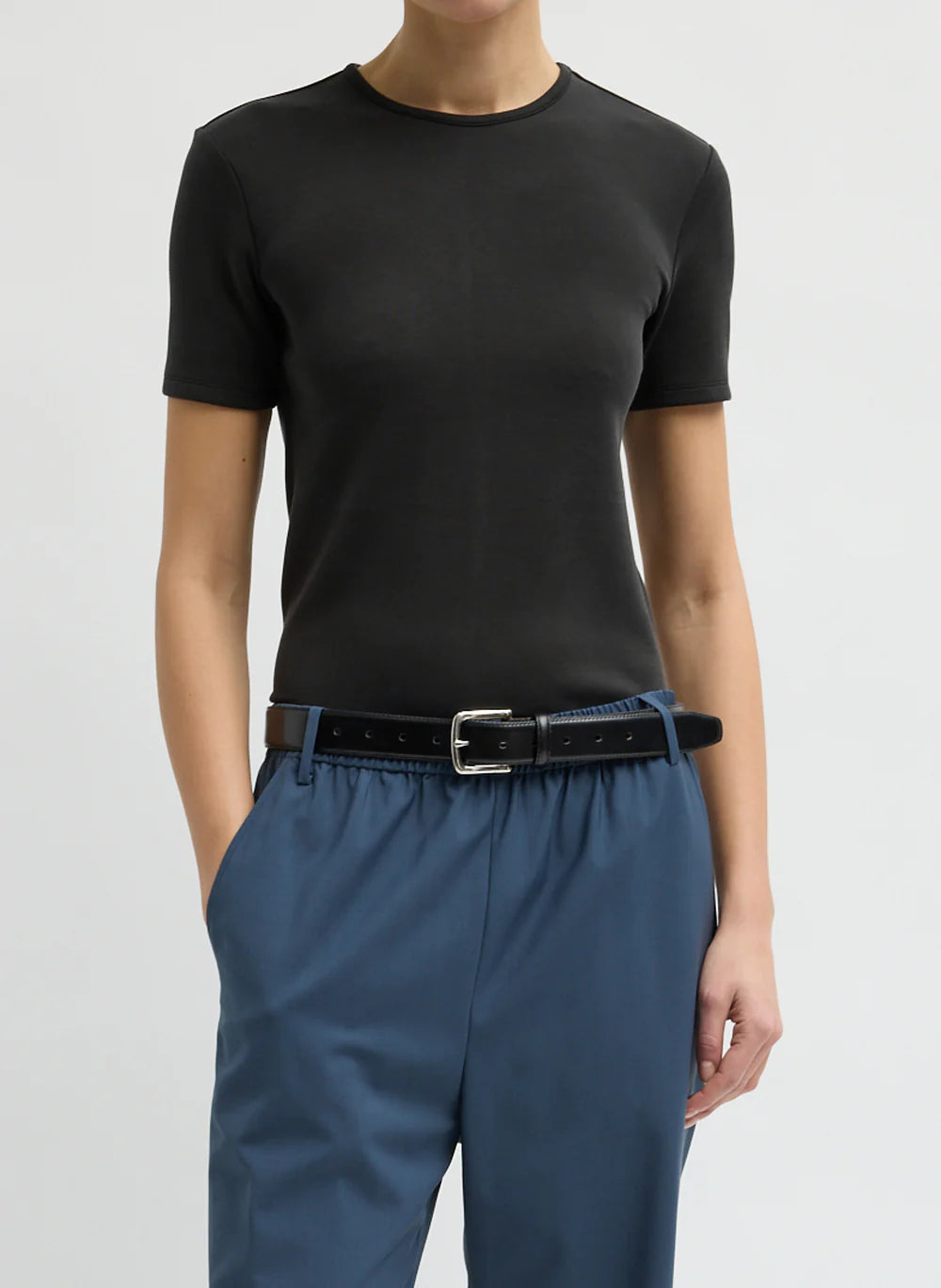 Tibi Feather Weight Neoprene Short Sleeve