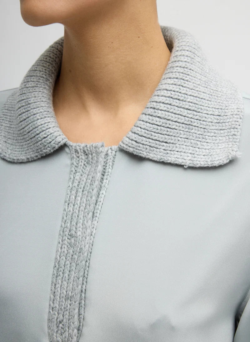 Tibi Stretch Silk Nylon Knit Top
