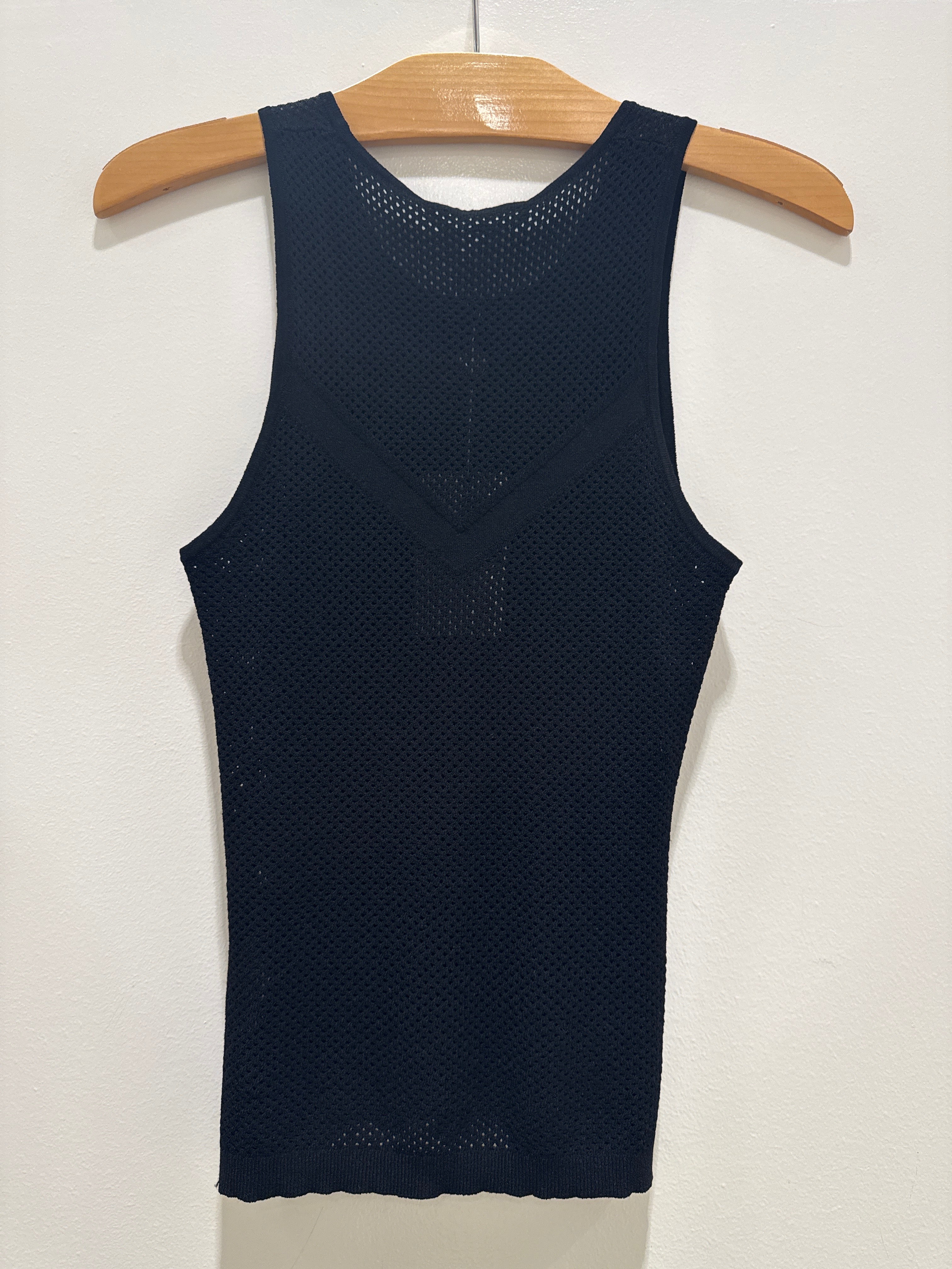 Autumn Cashmere Mesh Tank w/ Chevron