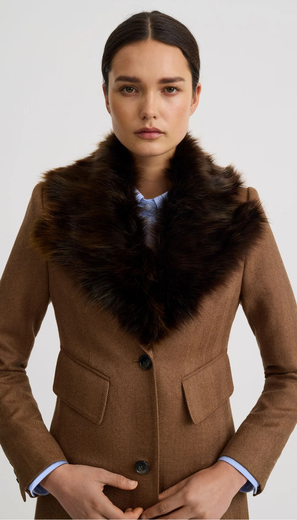 Smythe Brando Coat Detachable Collar