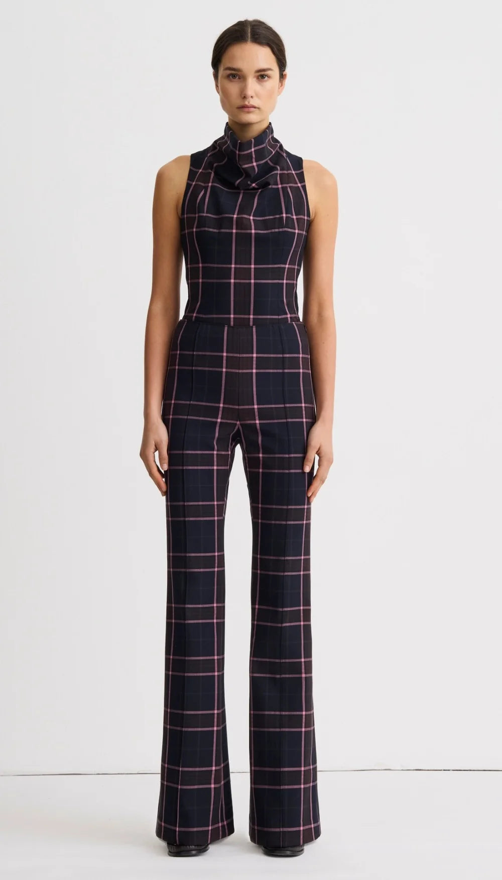 Smythe Pintuck Flare Pant