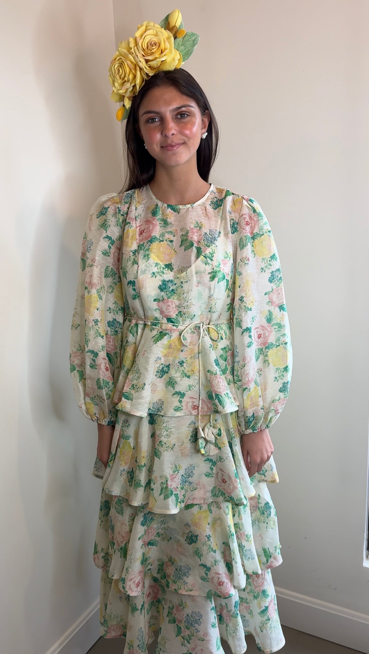 Tiffany Woodard Floral Fascinator