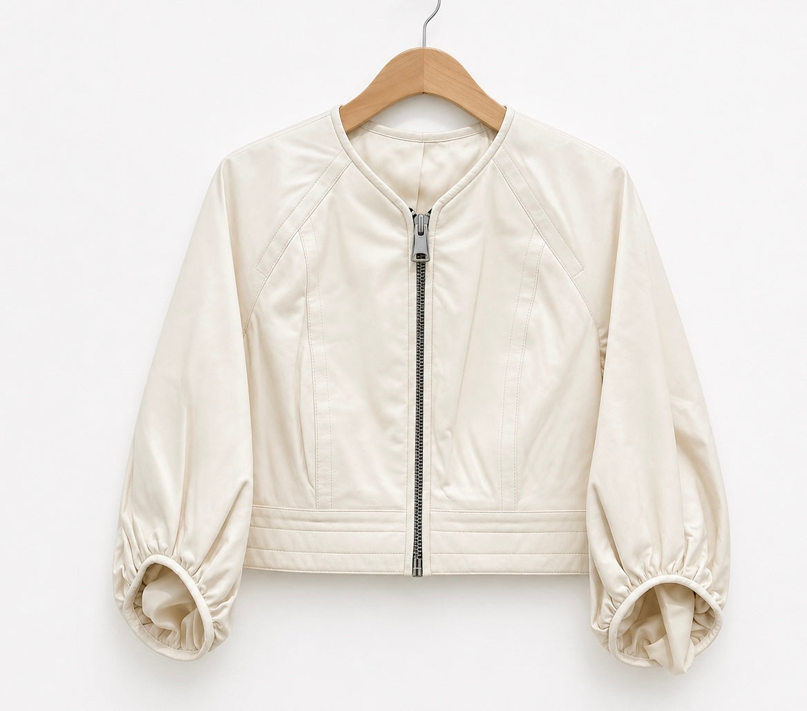 Yigal Azrouel Olive Leather Jacket