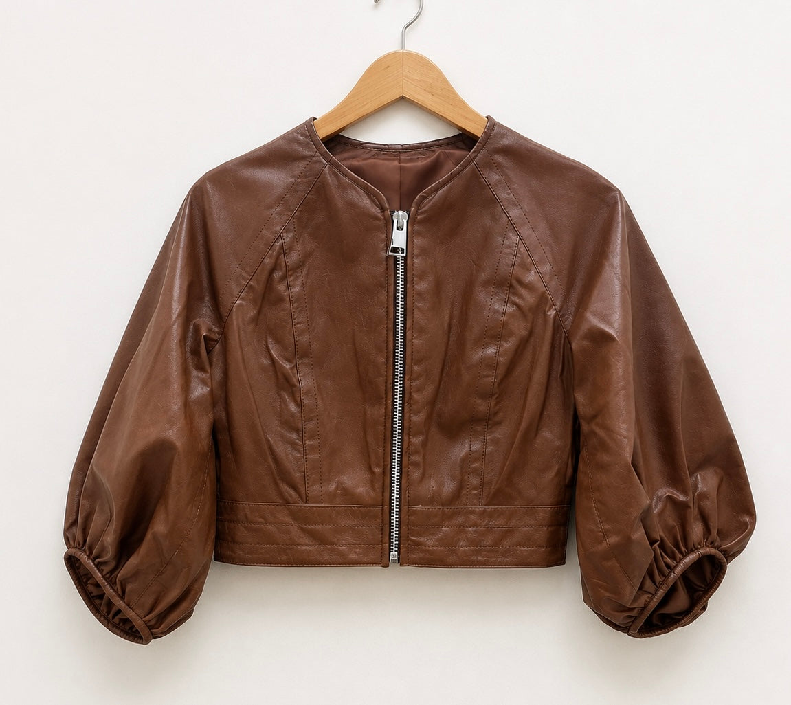 Yigal Azrouel Olive Leather Jacket