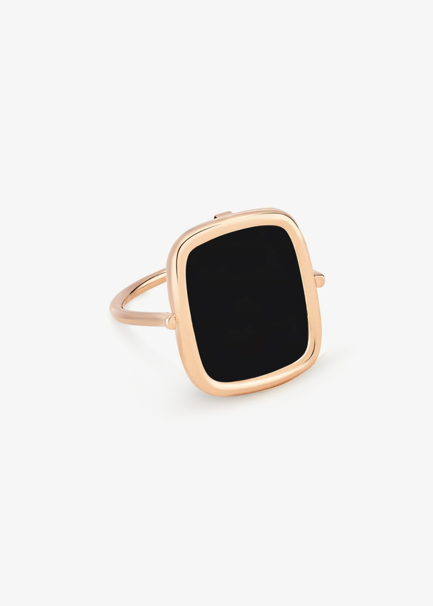 Ginette Bague Square Ring
