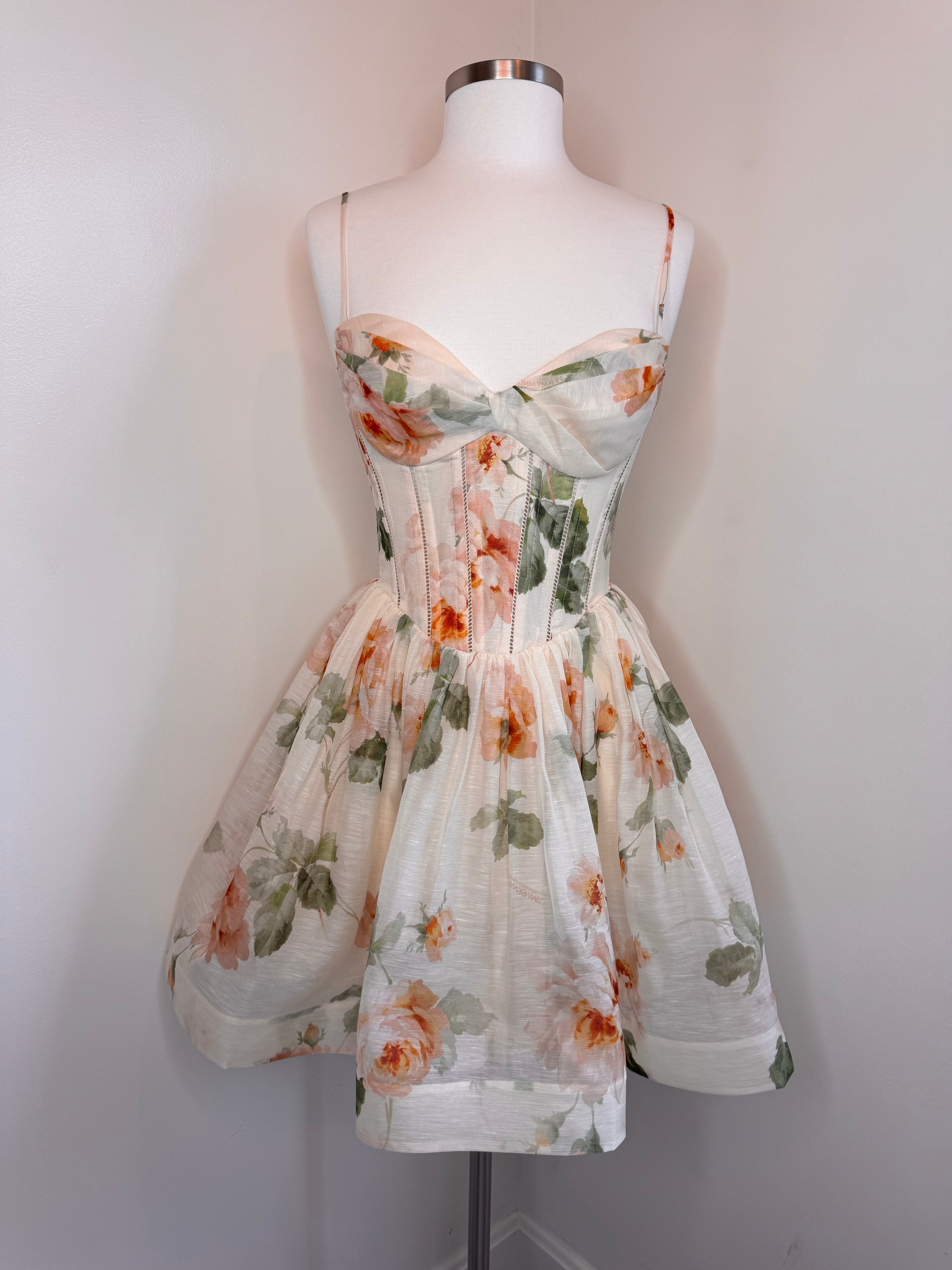 Zimmermann Carousel Corset Mini Dress