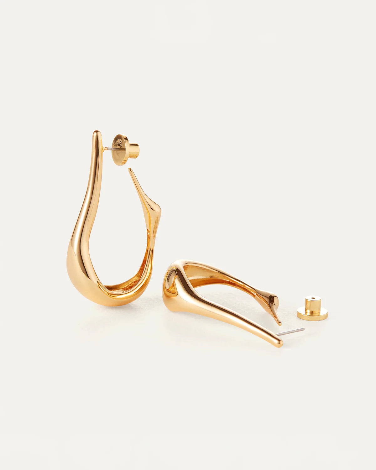 Jenny Bird Gold Colette Hoops