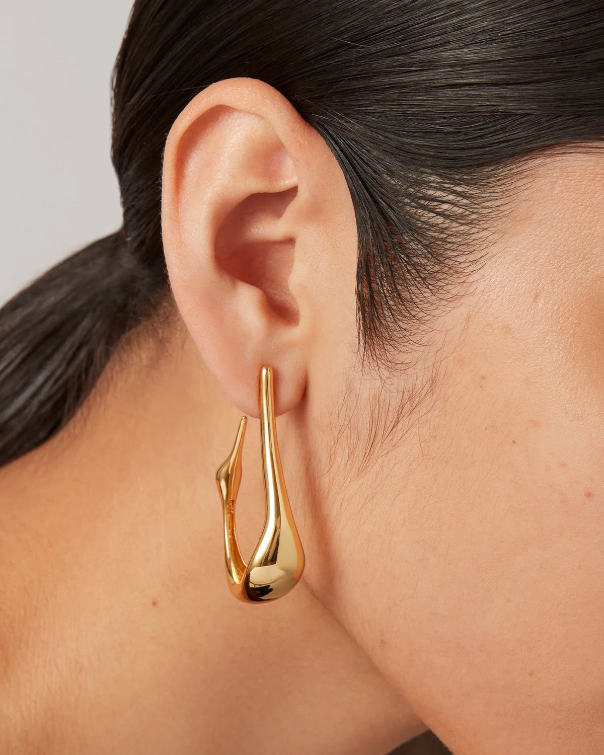 Jenny Bird Gold Colette Hoops