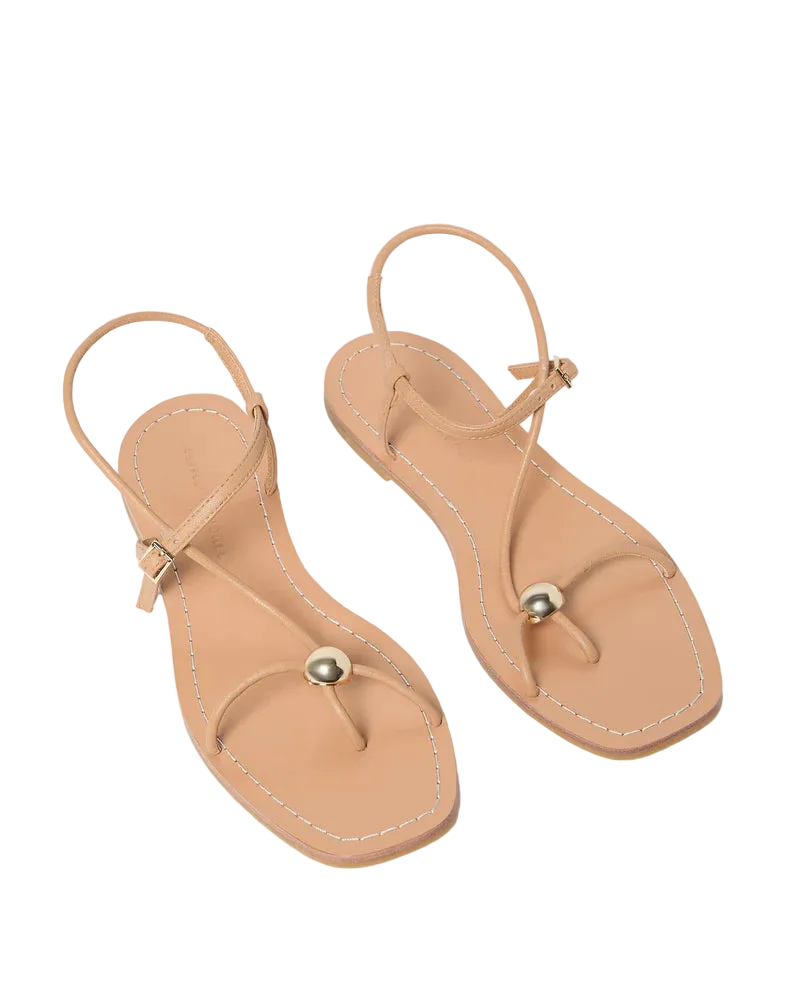 Loeffler Randall Lara Strappy Flat Sandal with Ball