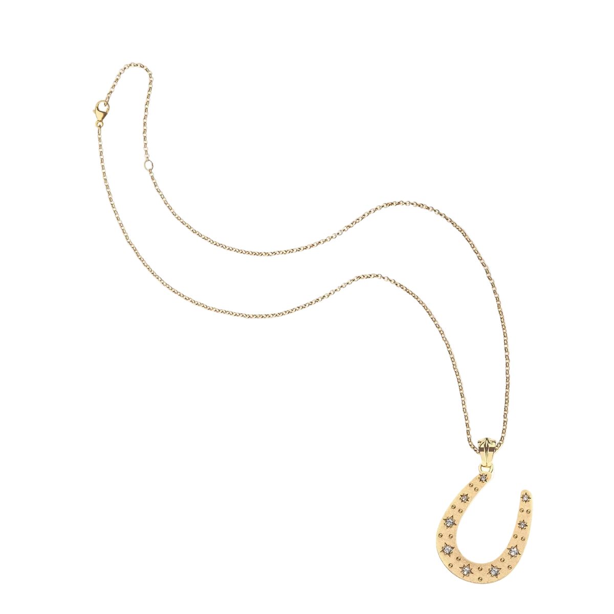 Jane Win Lucky starry Horseshoe Pendant
