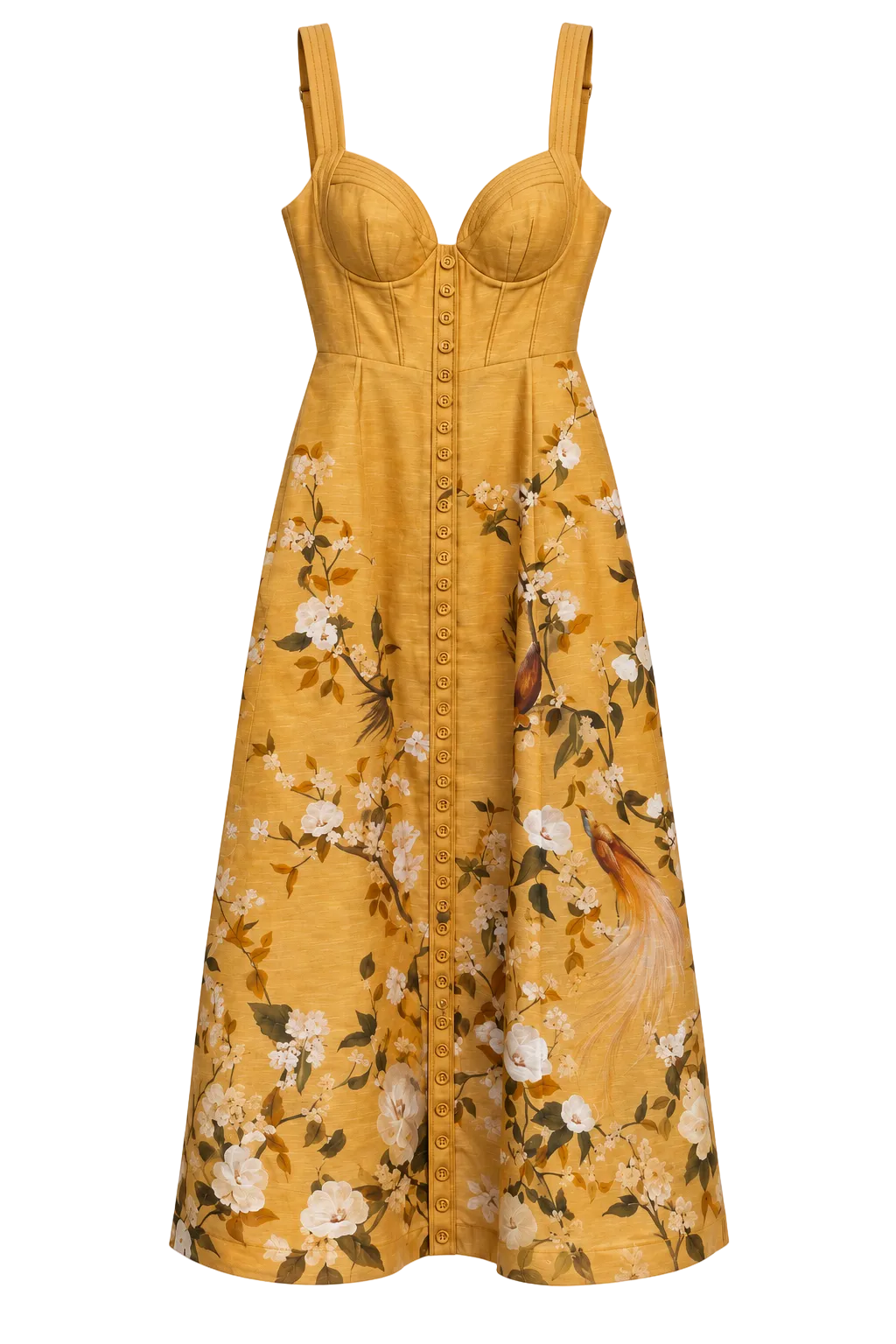 Zimmermann Momentum Corded Midi Dress