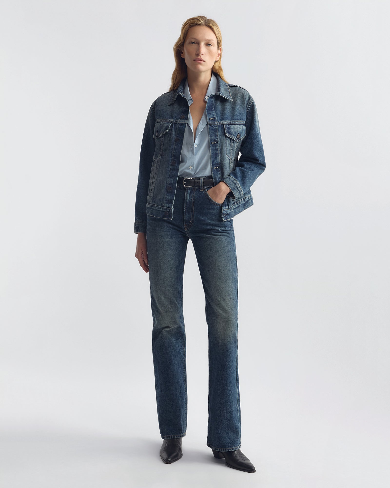 Nili Lotan Marian Denim Jacket