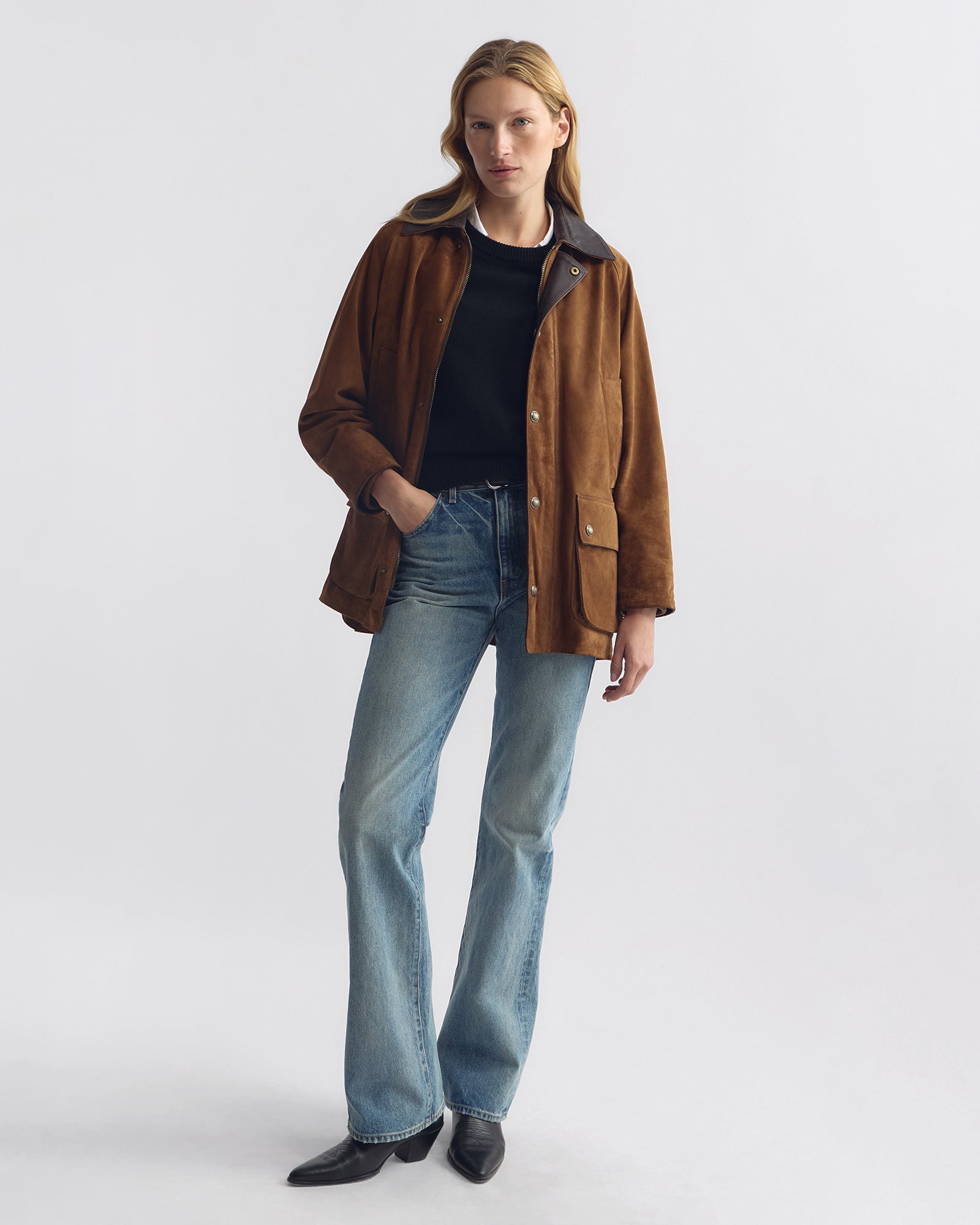 Nili Lotan Kedem Suede Parka