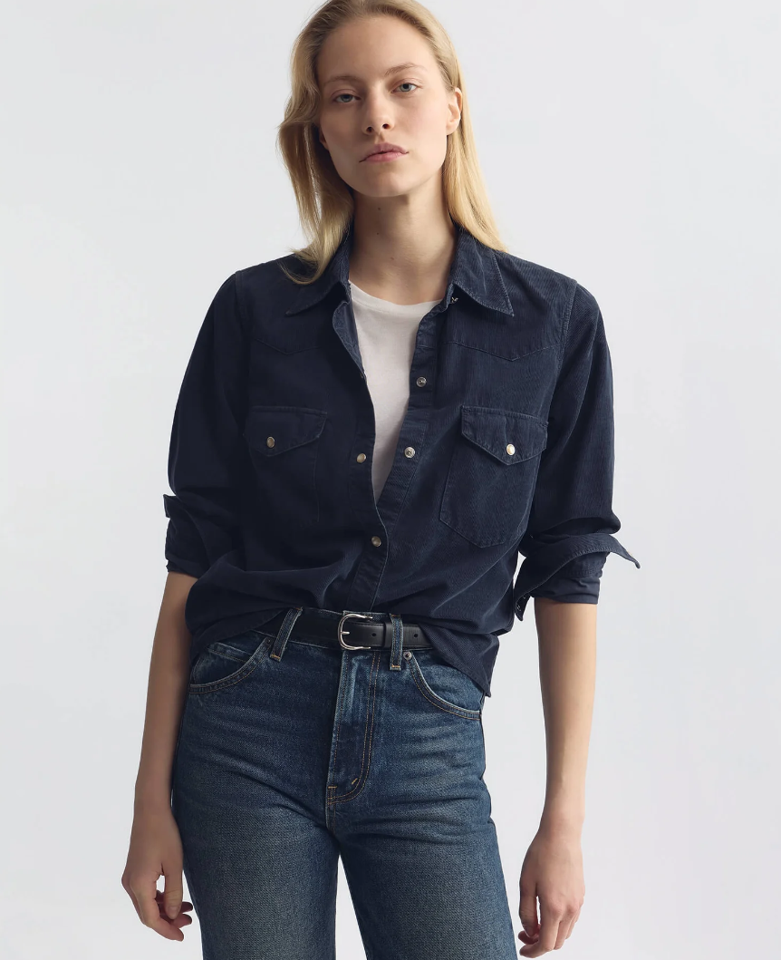 Nili Lotan Travis Corduroy Shirt
