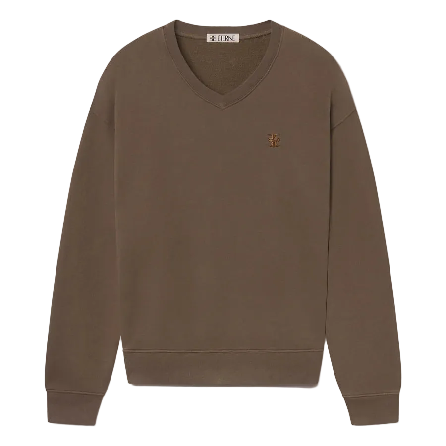 Eterne Oversized V-Neck Sweatshirt