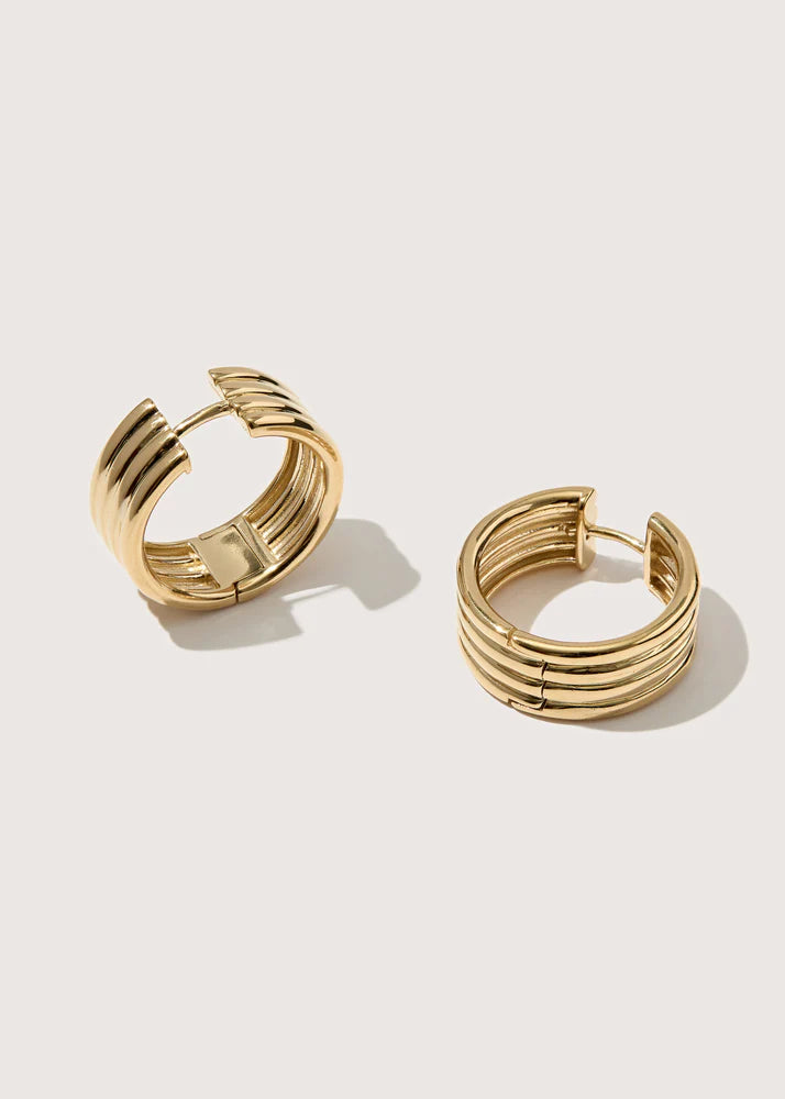 Otiumberg Stratis Gold Hoops