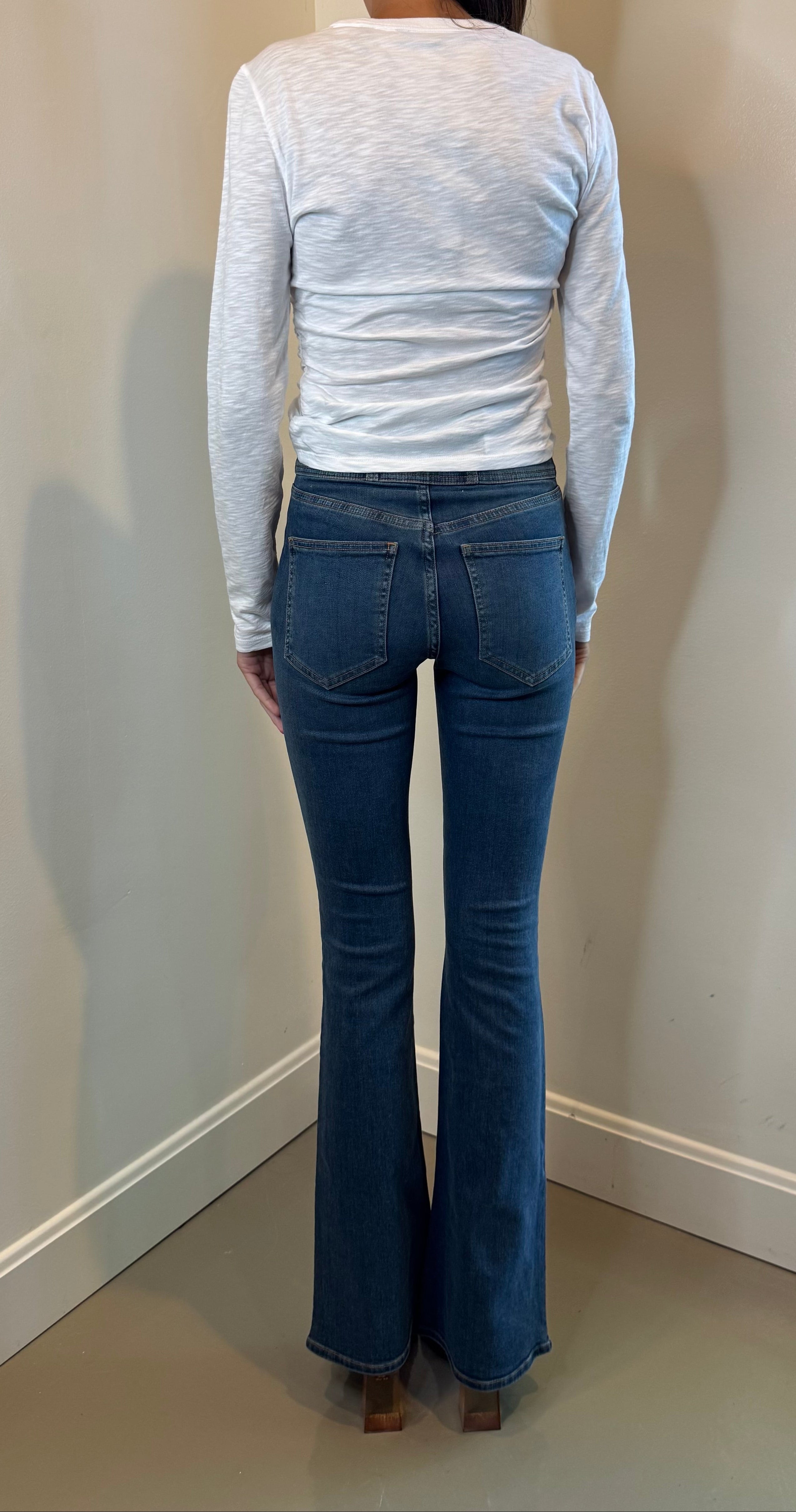 Veronica Beard Beverly High Rise Skinny Flare
