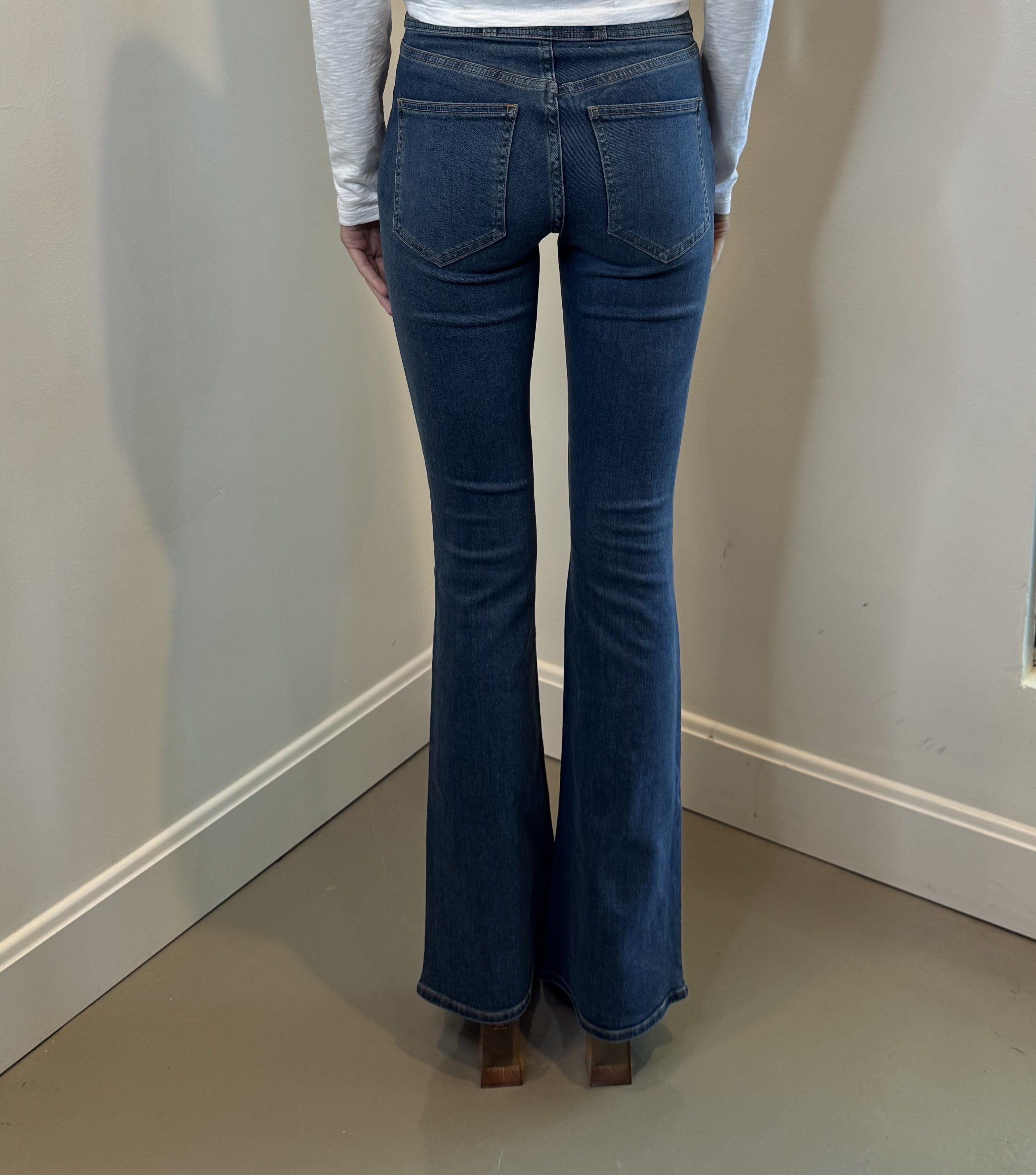 Veronica Beard Beverly High Rise Skinny Flare