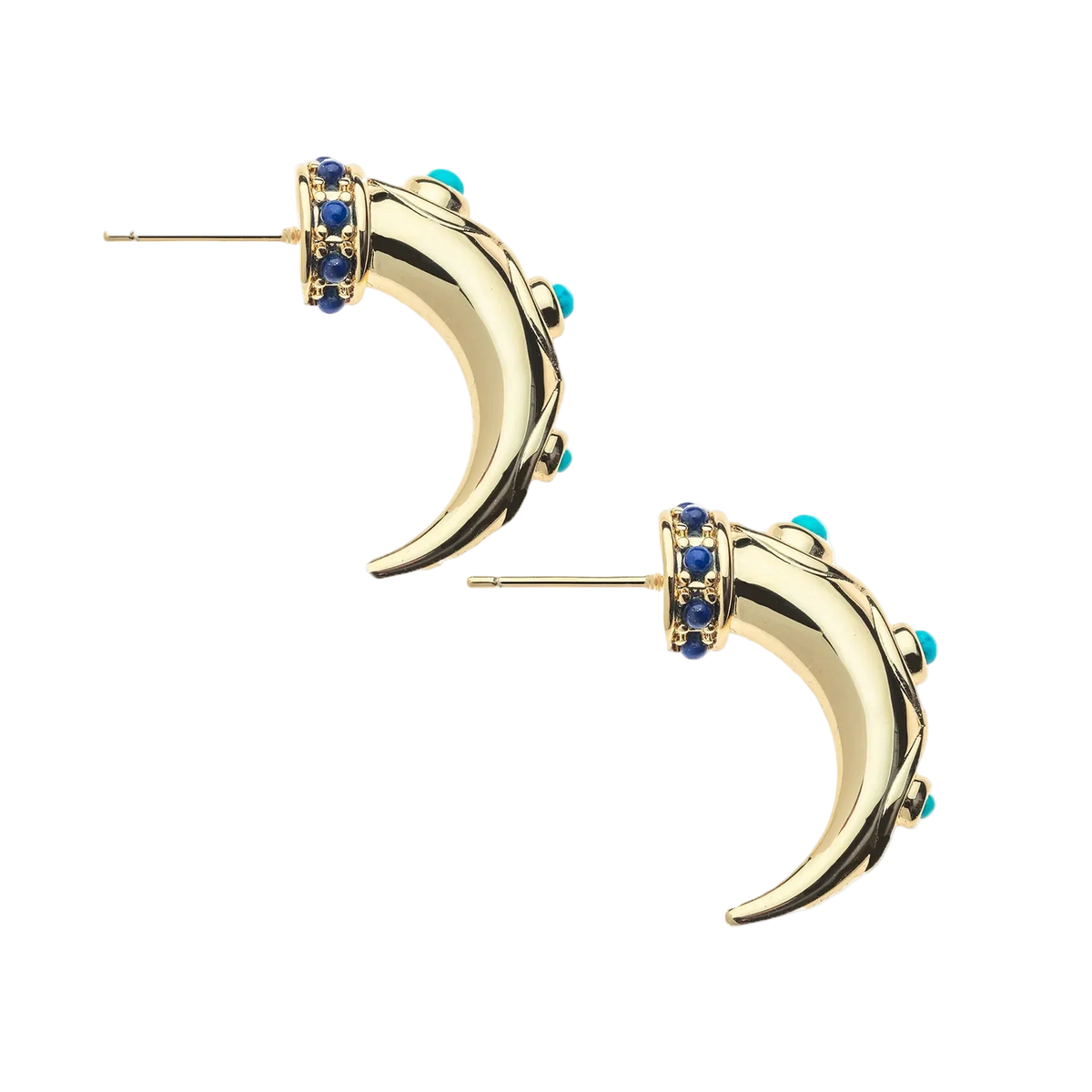 Jane Win Protect Ancient Eye Tusk Hoops