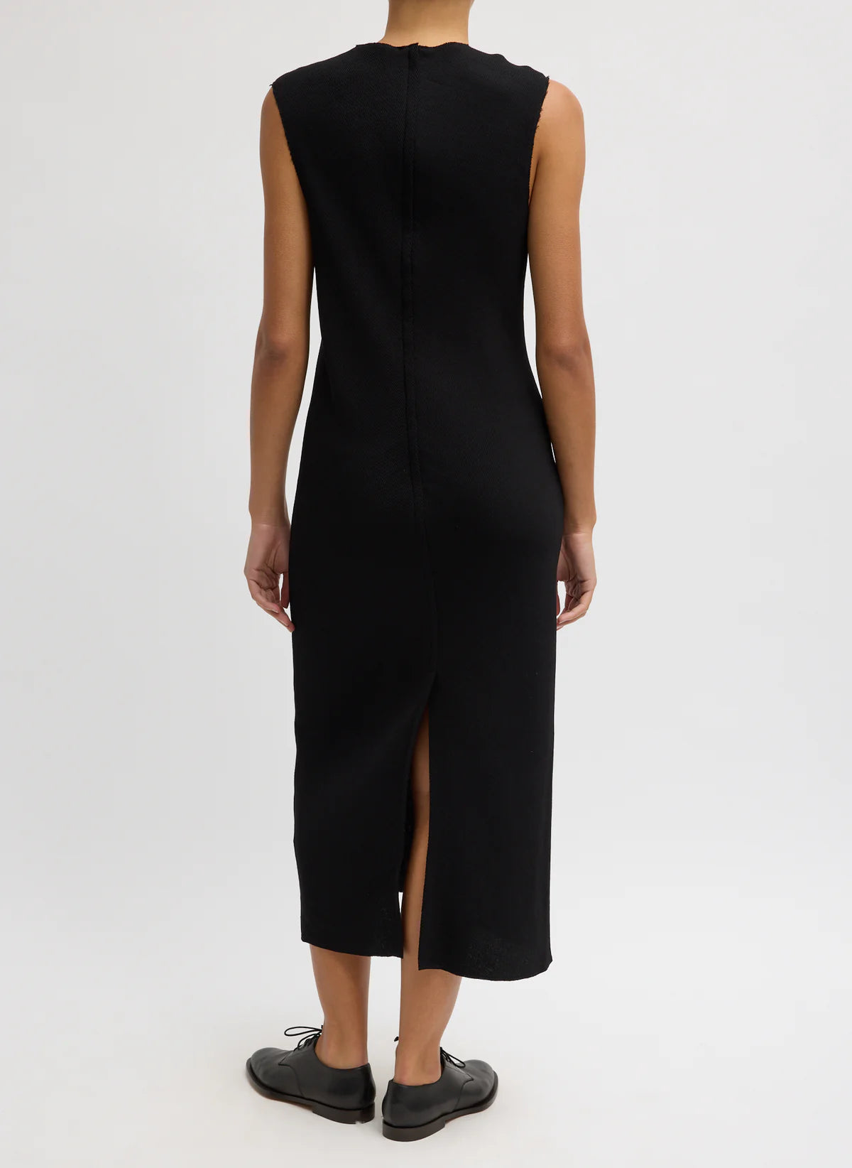 Tibi Plisse Sleeveless Bias Dress