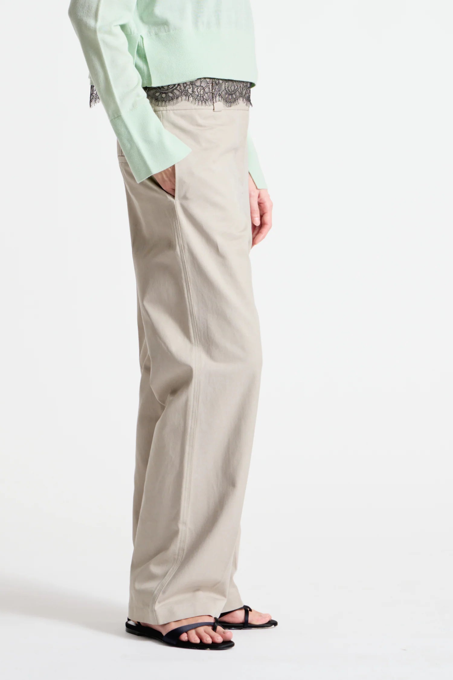 Saint Art Elodie Layered Crewneck Knit