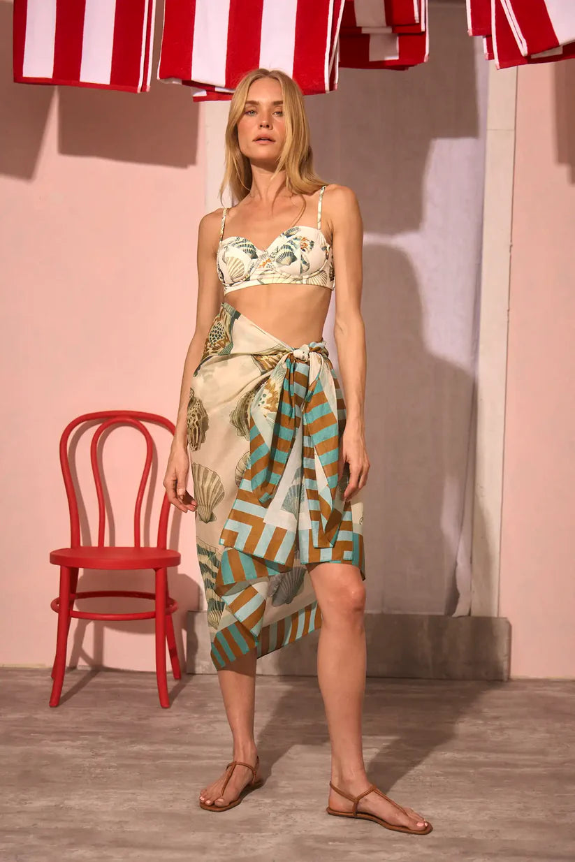 Hunter Bell Sarong Cover Up
