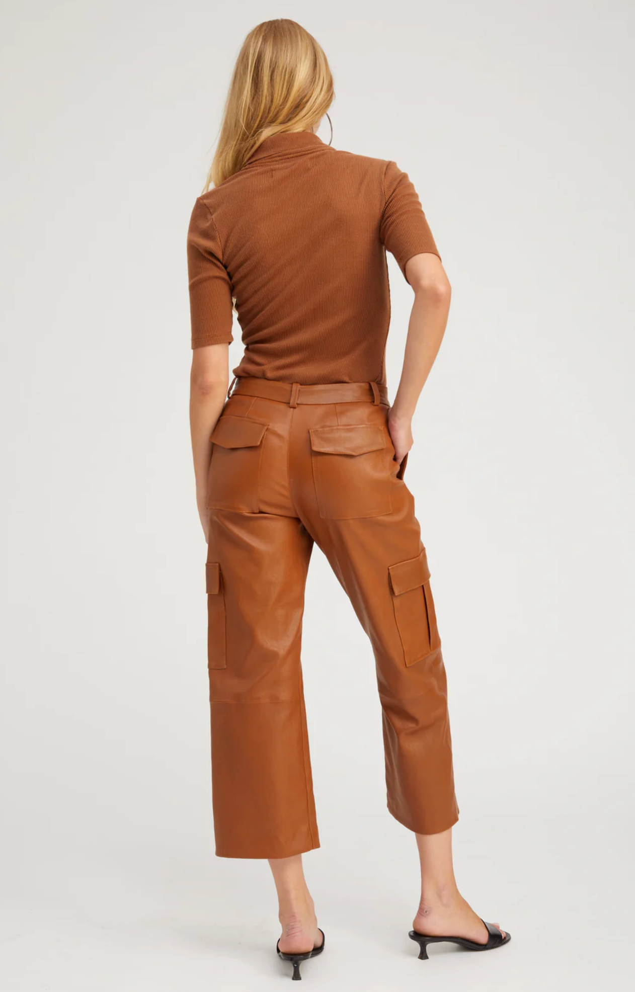 SPRWMN Cropped Baggy Lowrise Cargo Pants