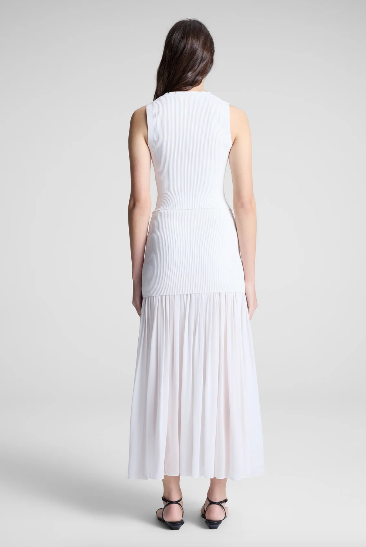 ALC Hayden Knit Chiffon Skirt