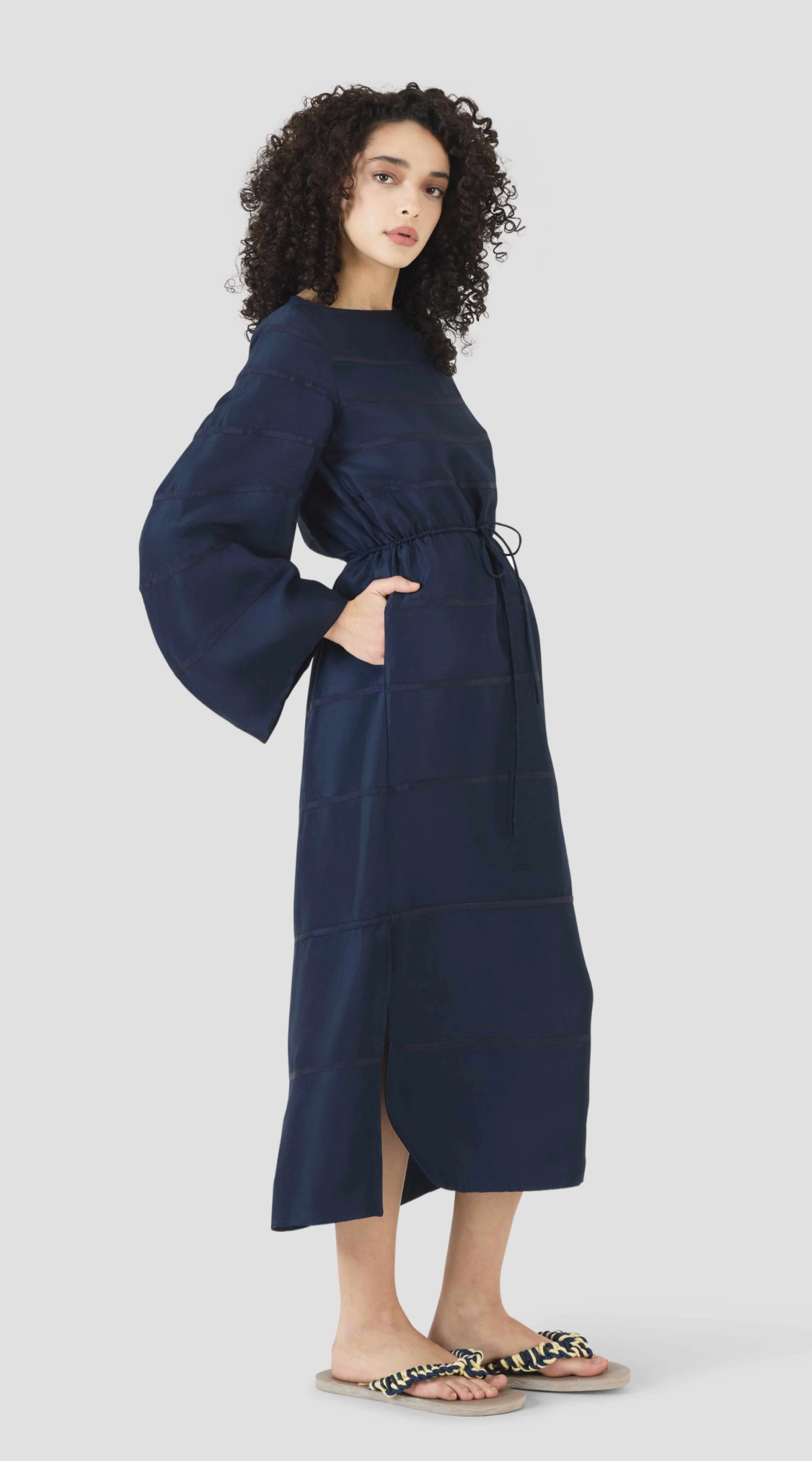 Rosie Assoulin Ribbon Caftan Dress